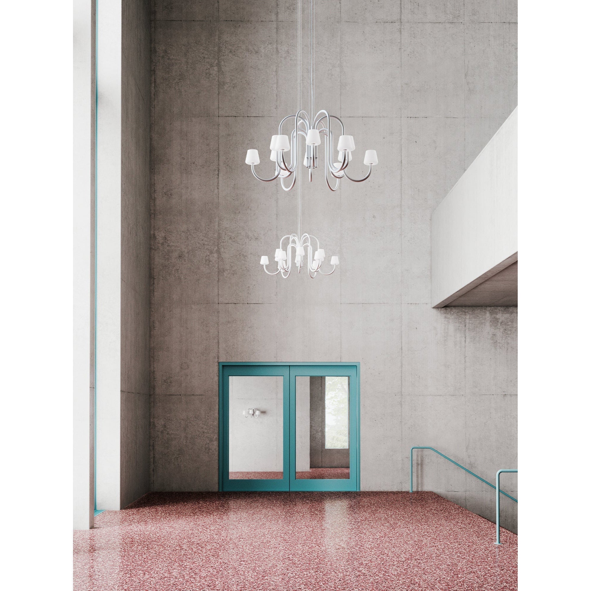 Ostruvyn Modern Premium Glass Chandelier - Lamp Copper