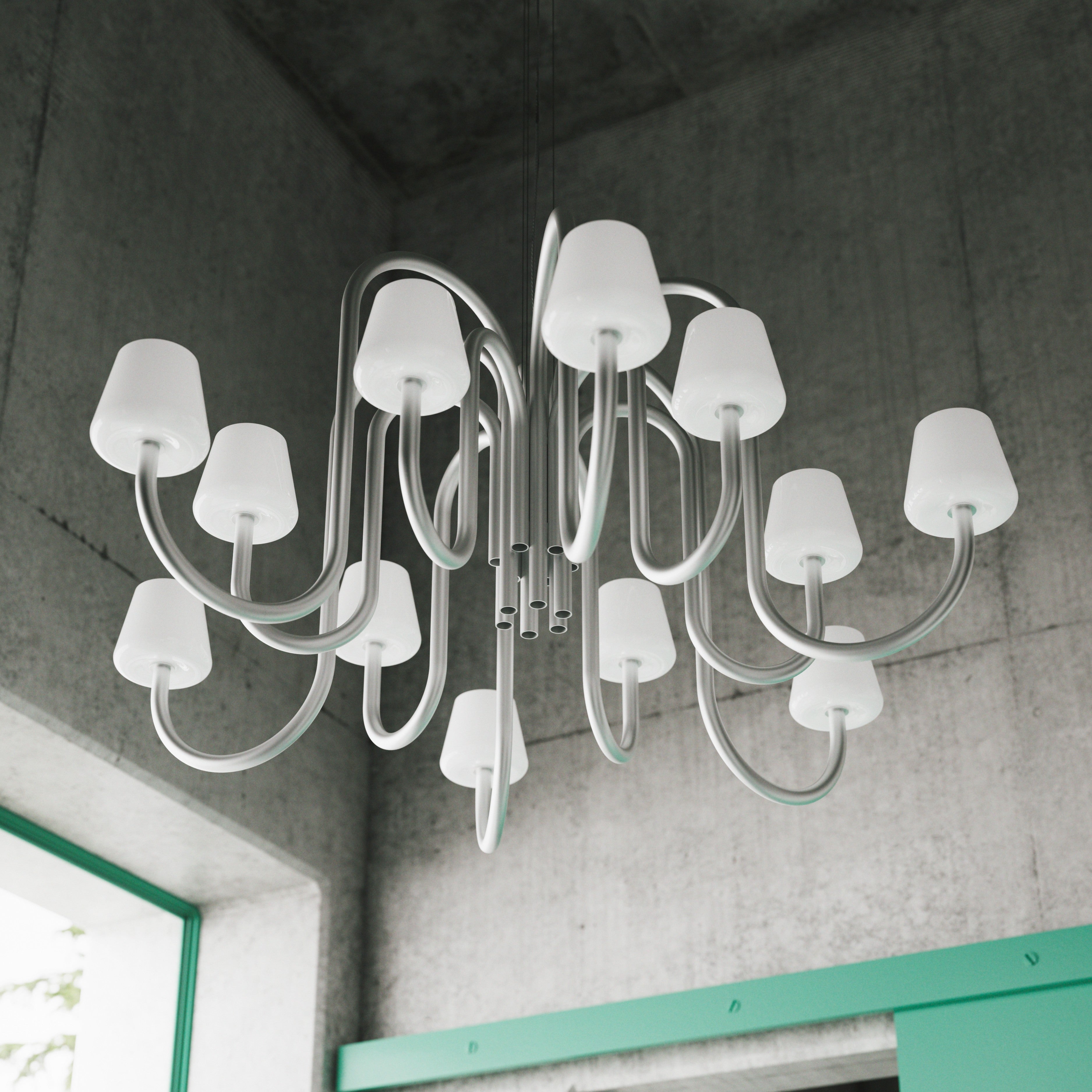 Ostruvyn Lustre Moderne En Verre De Qualité Supérieure - Neutralighting