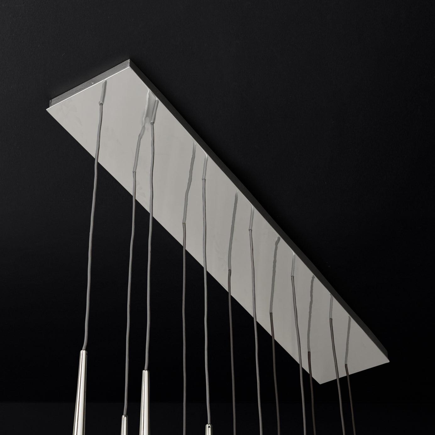 Aurance Lustre avec abat-jours en laiton poli et cristal Minimaliste - Neutralighting