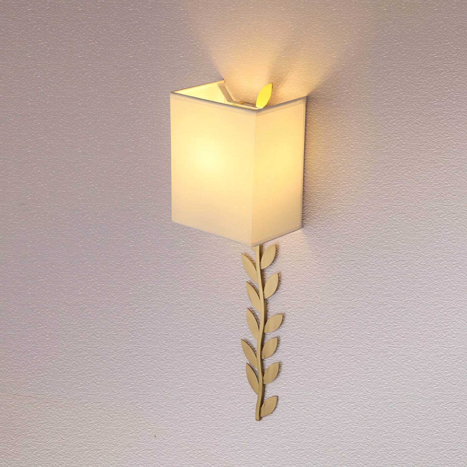 Plotuvyo Lampe Murale Métal Laiton Tissu Grove Minimaliste Moderne - Neutralighting
