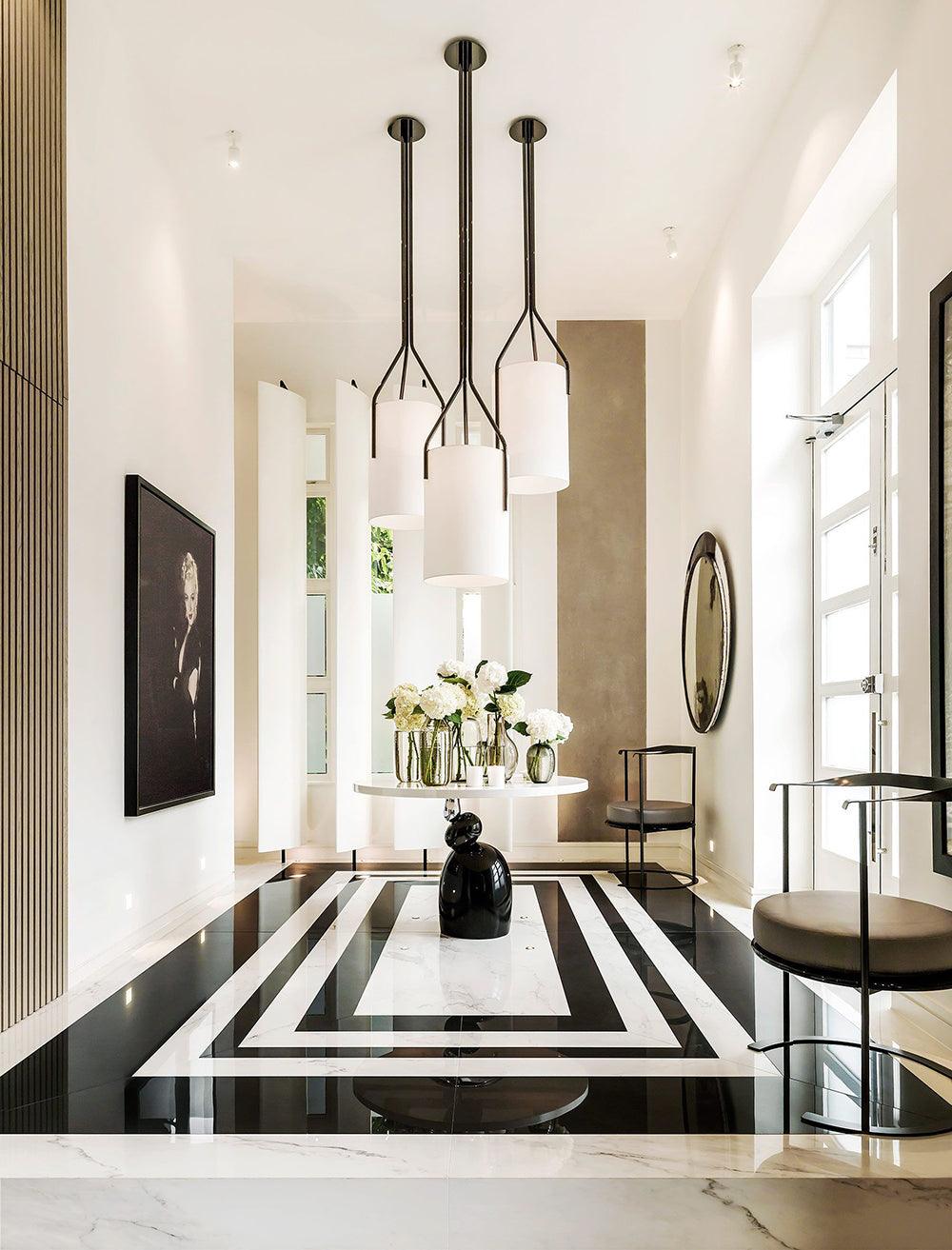 Lustra Chandelier LED 3-Lumières Laiton Moderne - Neutralighting