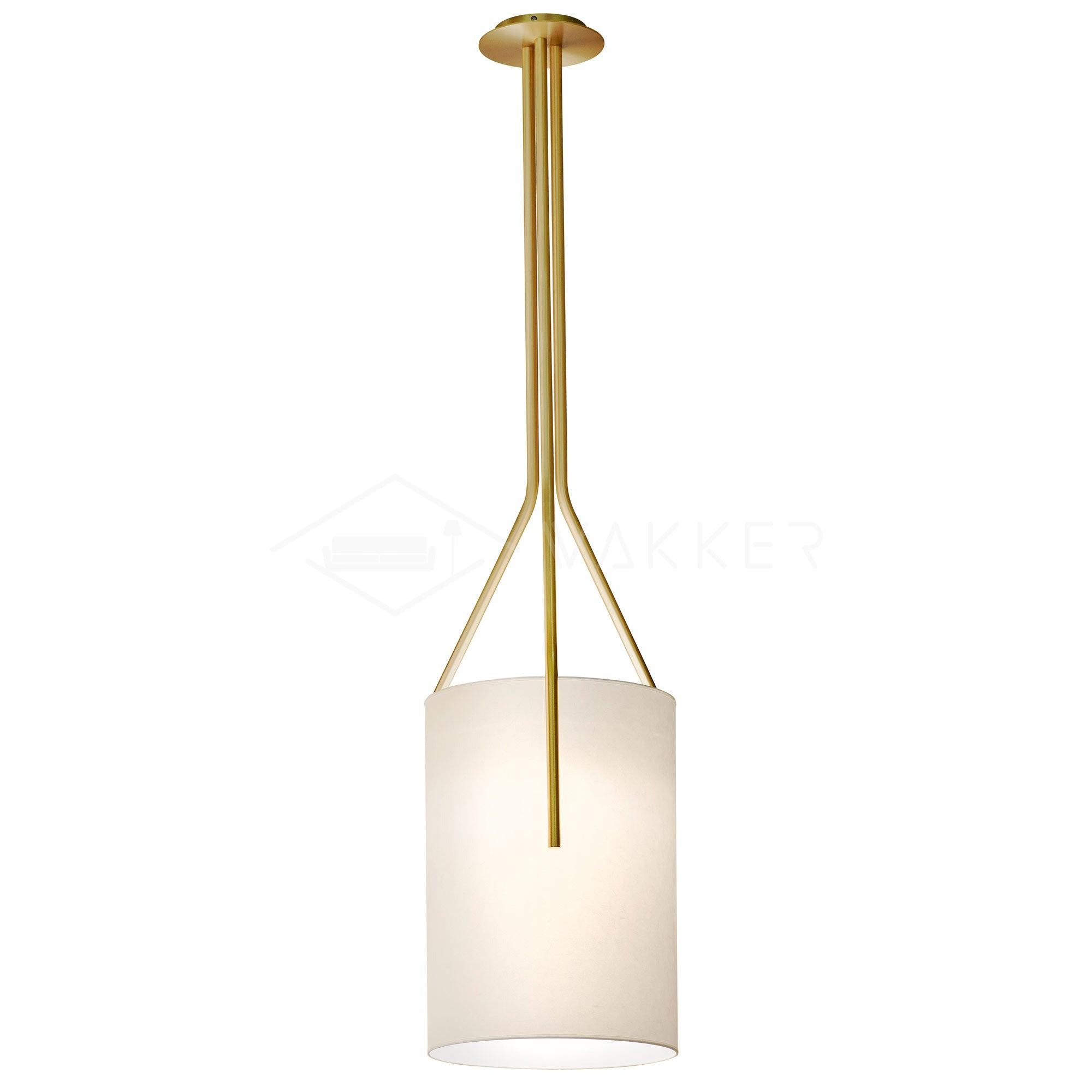 Lustra Chandelier LED 3-Lumières Laiton Moderne - Neutralighting