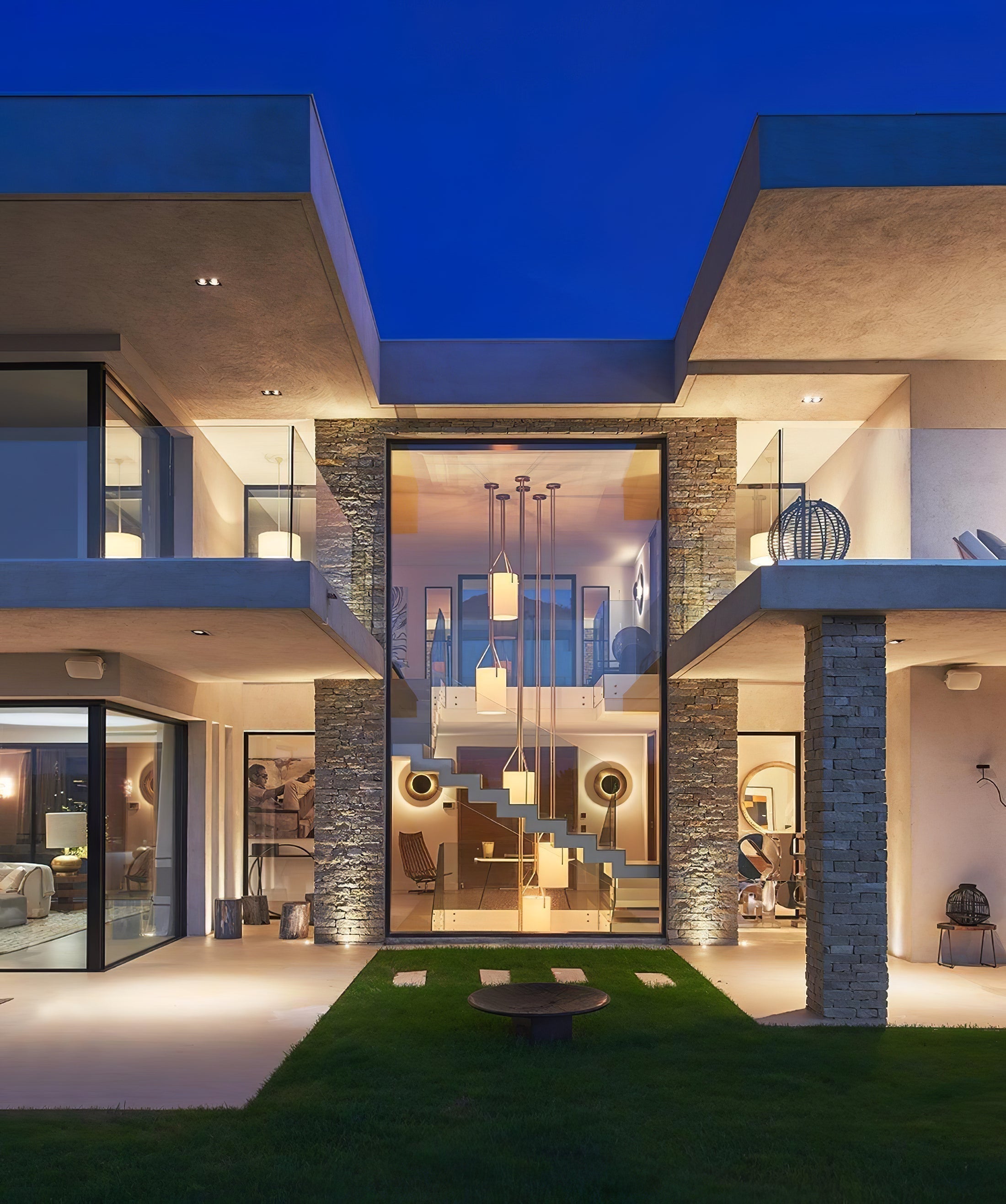 Lustra Chandelier LED 3-Lumières Laiton Moderne - Neutralighting
