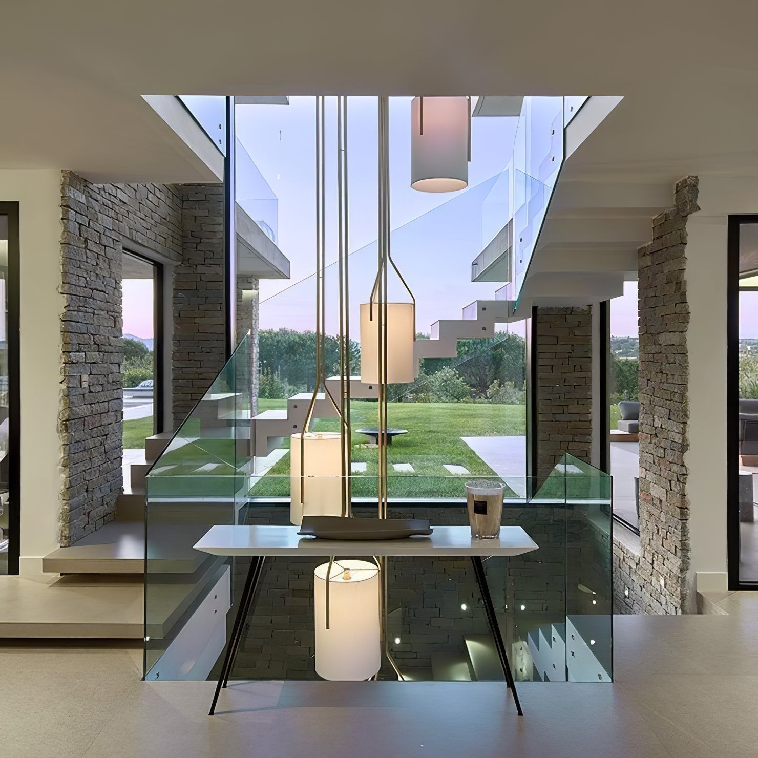 Lustra Chandelier LED 3-Lumières Laiton Moderne - Neutralighting