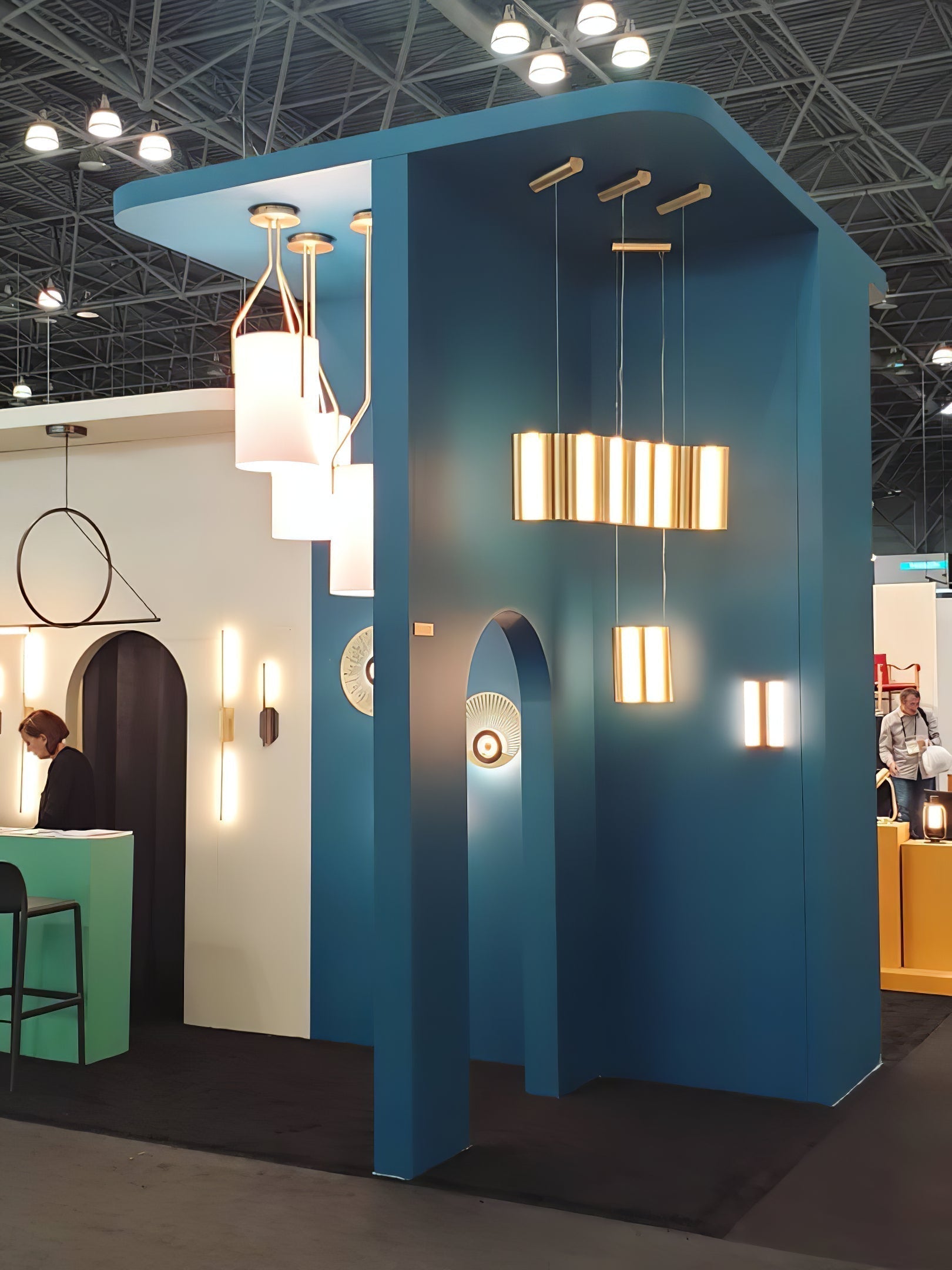 Lustra Chandelier LED 3-Lumières Laiton Moderne - Neutralighting