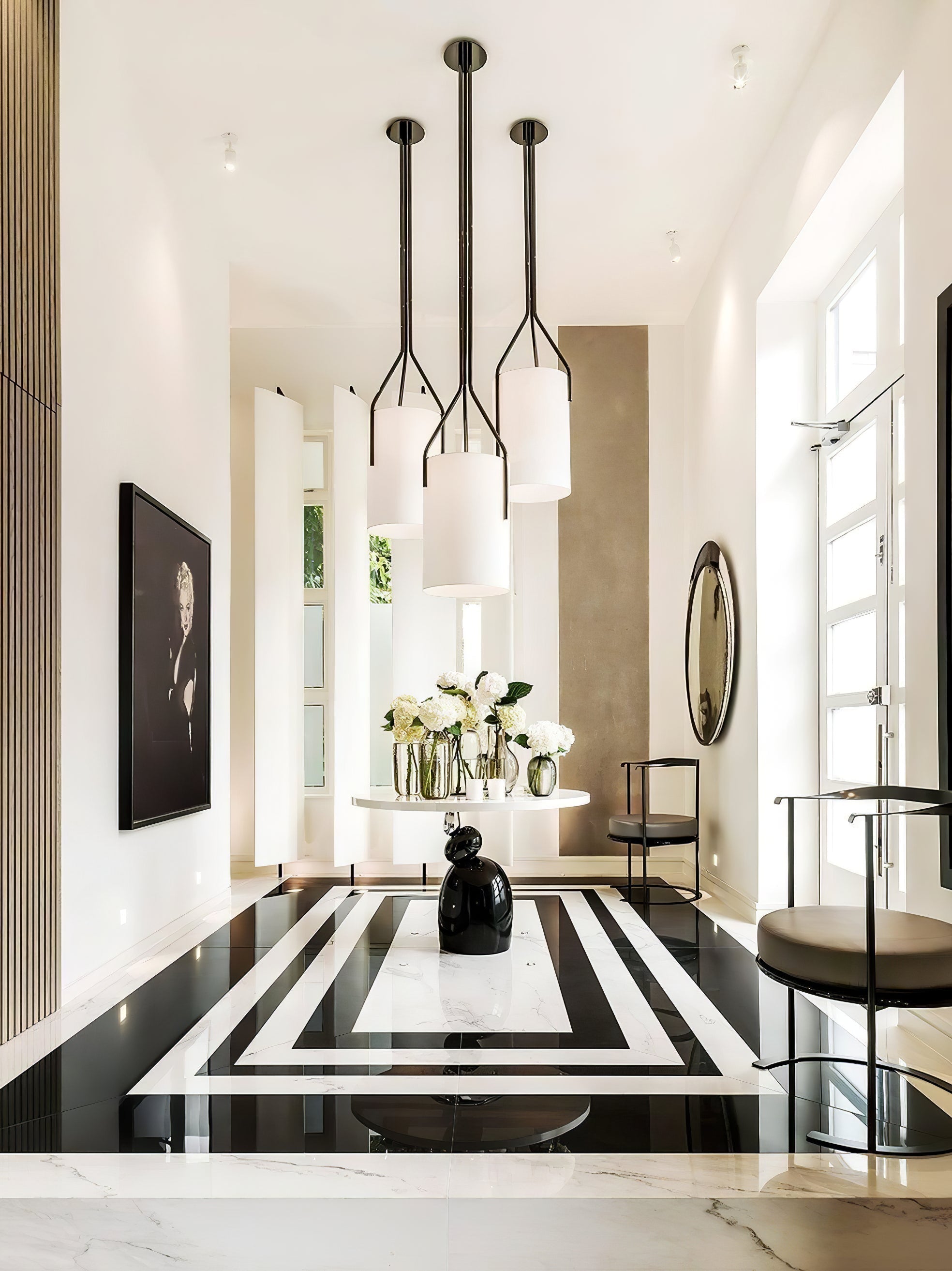 Lustra Chandelier LED 3-Lumières Laiton Moderne - Neutralighting