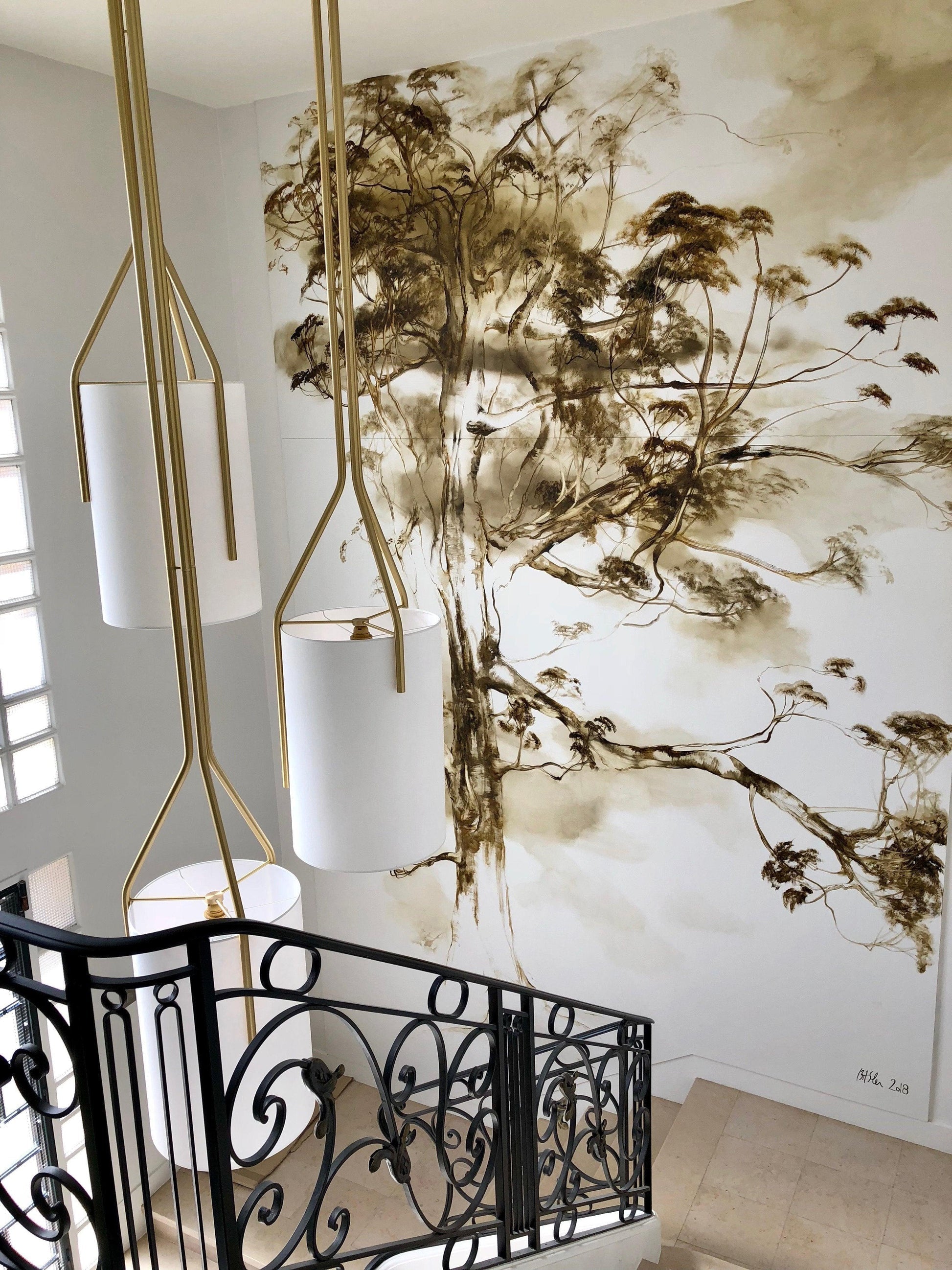 Lustra Chandelier LED 3-Lumières Laiton Moderne - Neutralighting