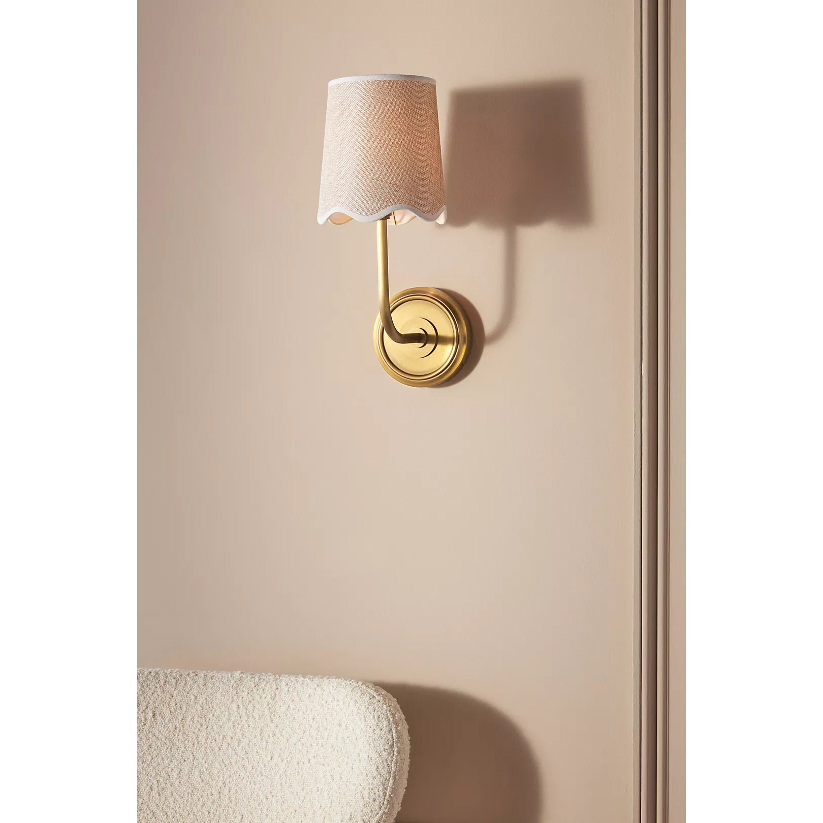 Sifuvyo Lampe Murale En Tissu Et Métal Minimaliste Moderne - Neutralighting