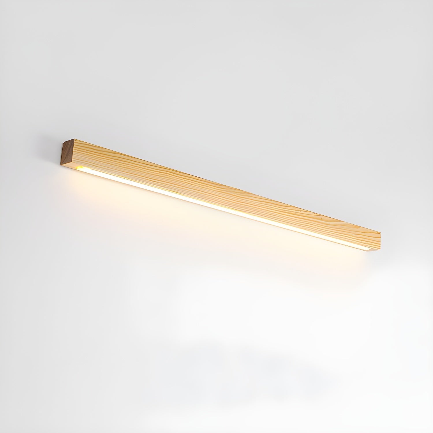 Lustra Applique Murale Linéaire Bois et LED Design Minimaliste - Neutralighting