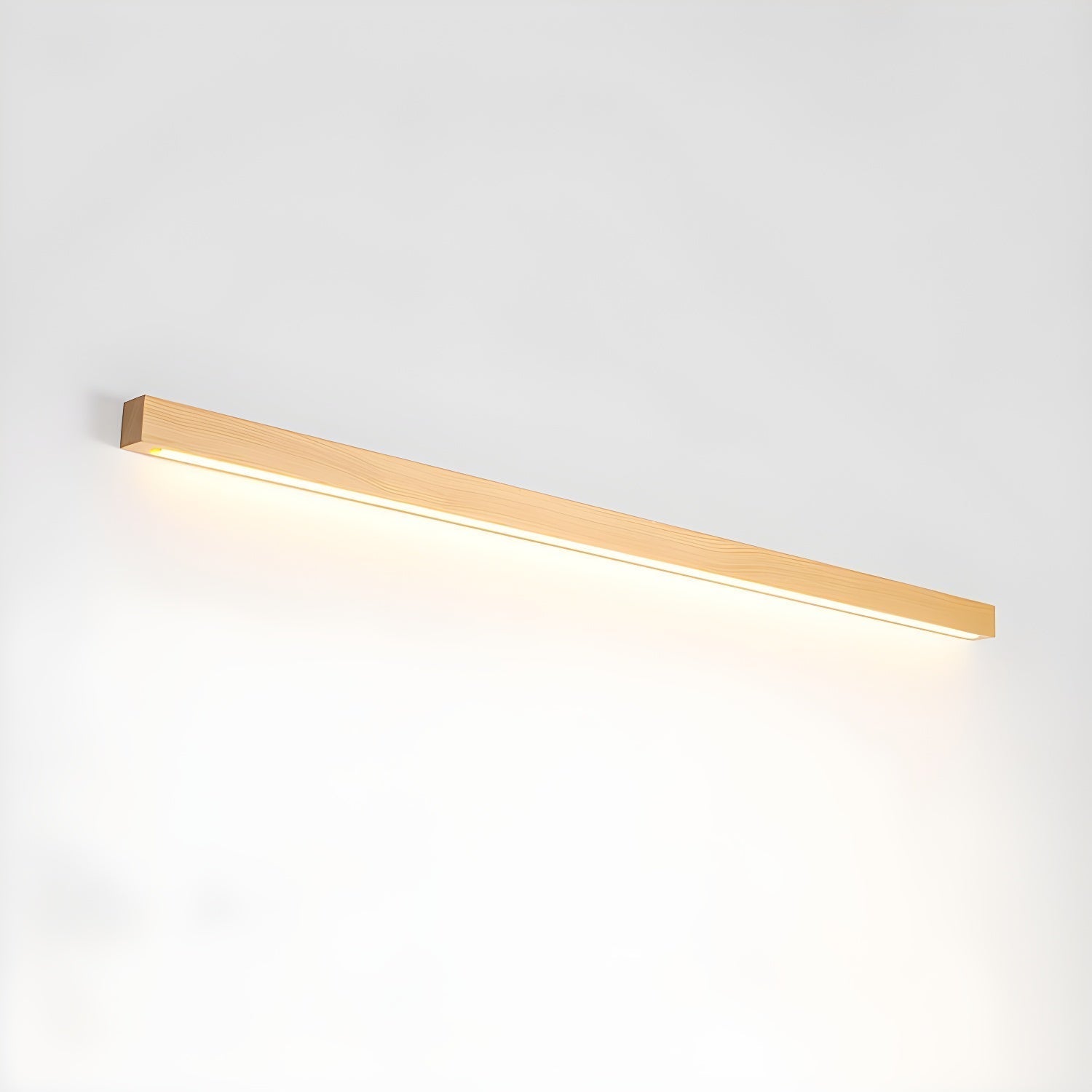 Lustra Applique Murale Linéaire Bois et LED Design Minimaliste - Neutralighting