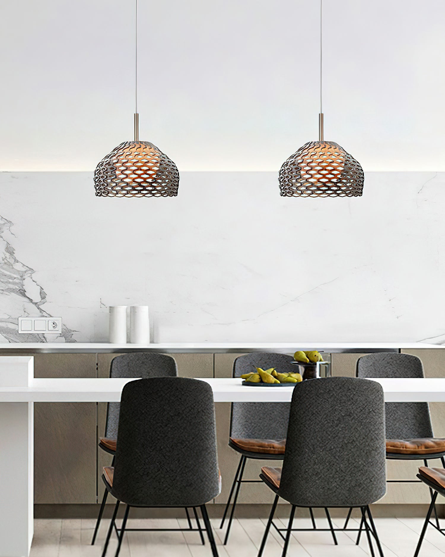 Ilsolion Créativité Individuelle Plastique Pendentif Lampe - Neutralighting