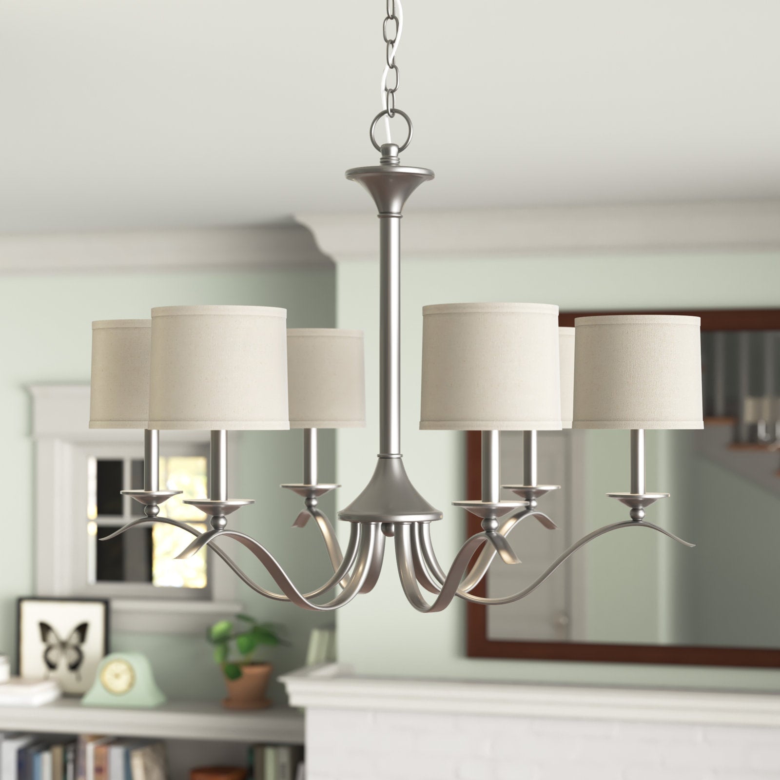 Vatnuvys Chandelier Métal Laiton Tissu Traditionnel Premium - Neutralighting