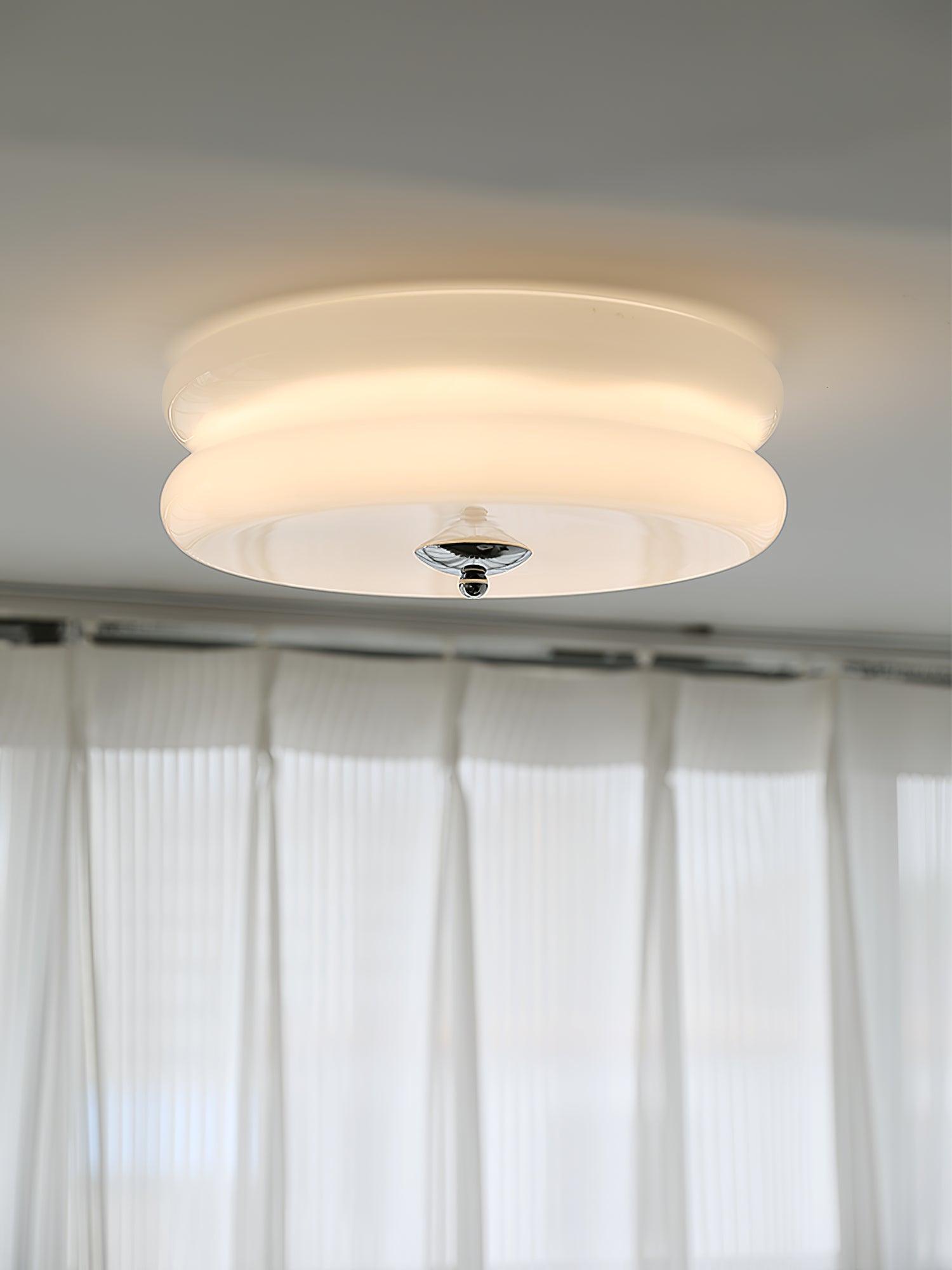 Lustra Plafonnier Art Déco Verre Vintage - Neutralighting