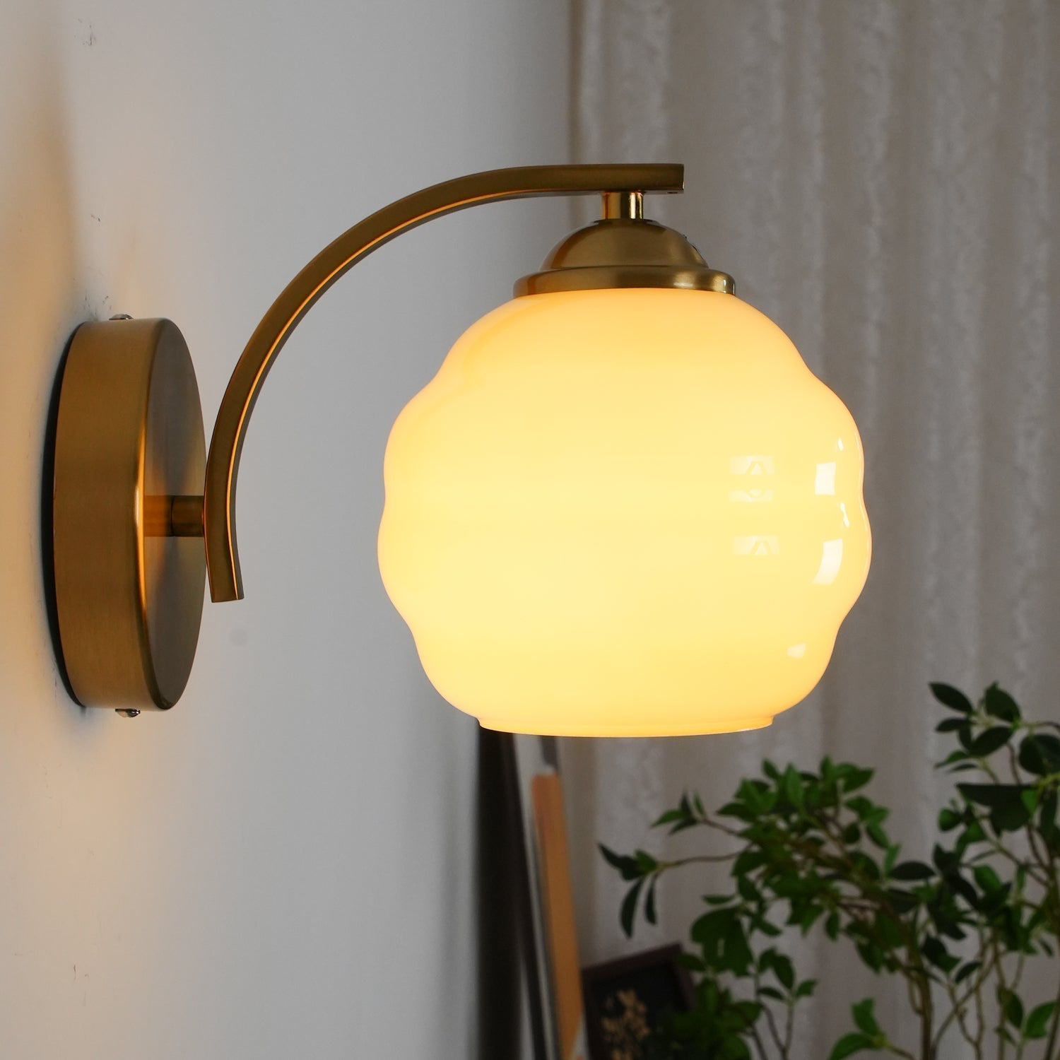 Lustra Wall Lamp Art Deco Glass Chrome - Neutralighting