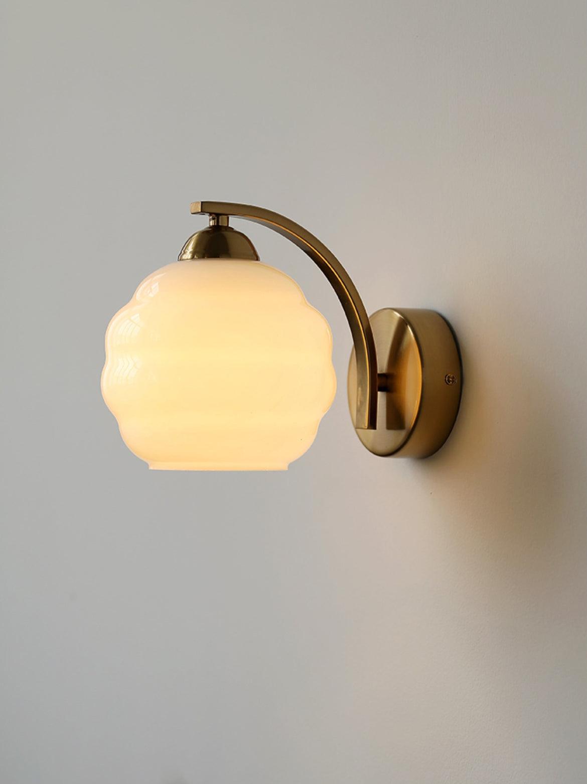 Lustra Wall Lamp Art Deco Glass Chrome - Neutralighting