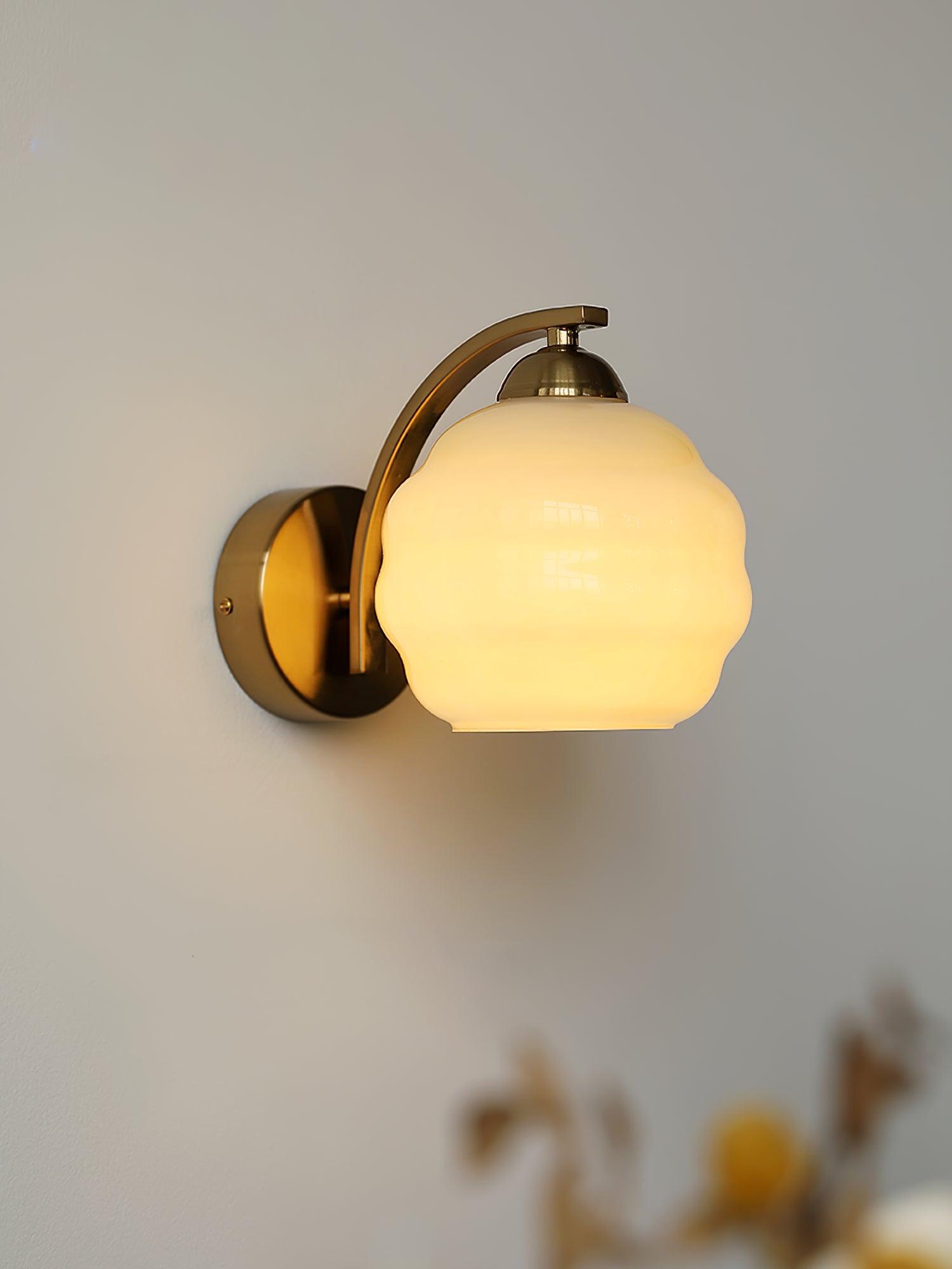 Lustra Wall Lamp Art Deco Glass Chrome - Neutralighting