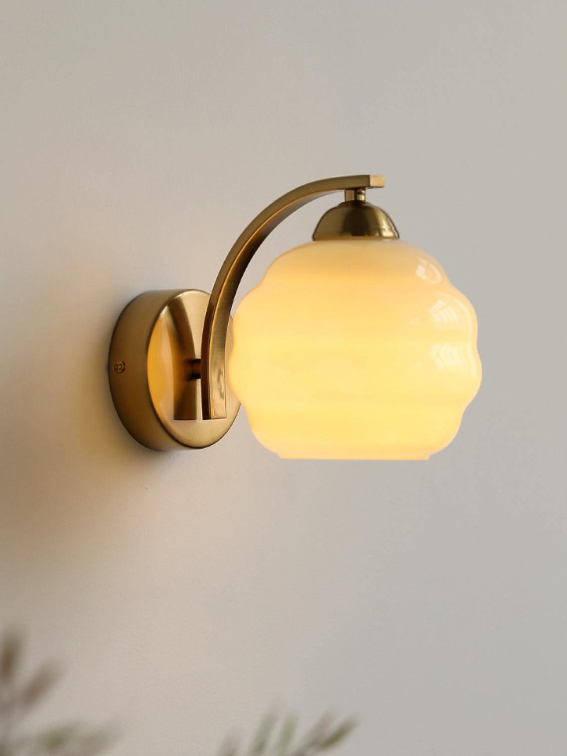 Lustra Wall Lamp Art Deco Glass Chrome - Neutralighting