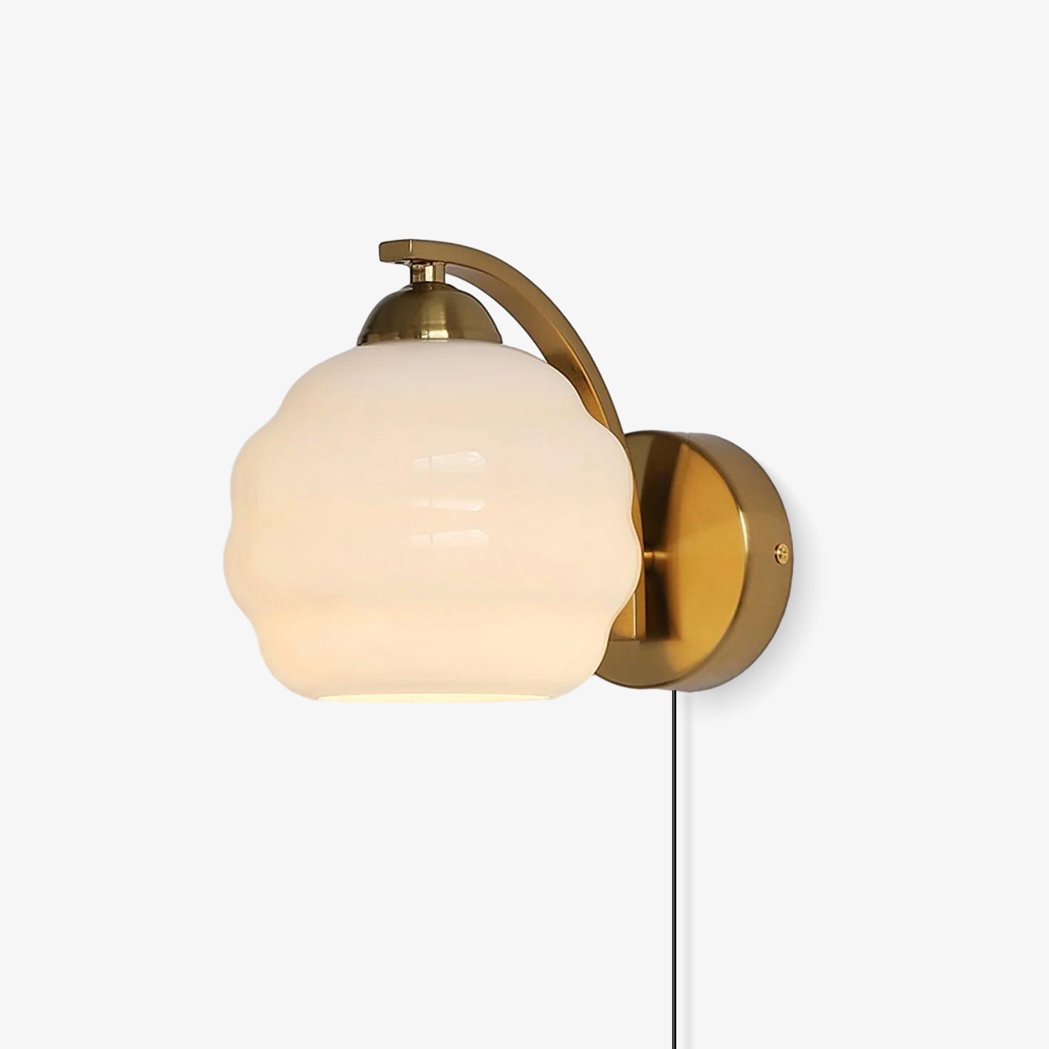 Lustra Wall Lamp Art Deco Glass Chrome - Neutralighting