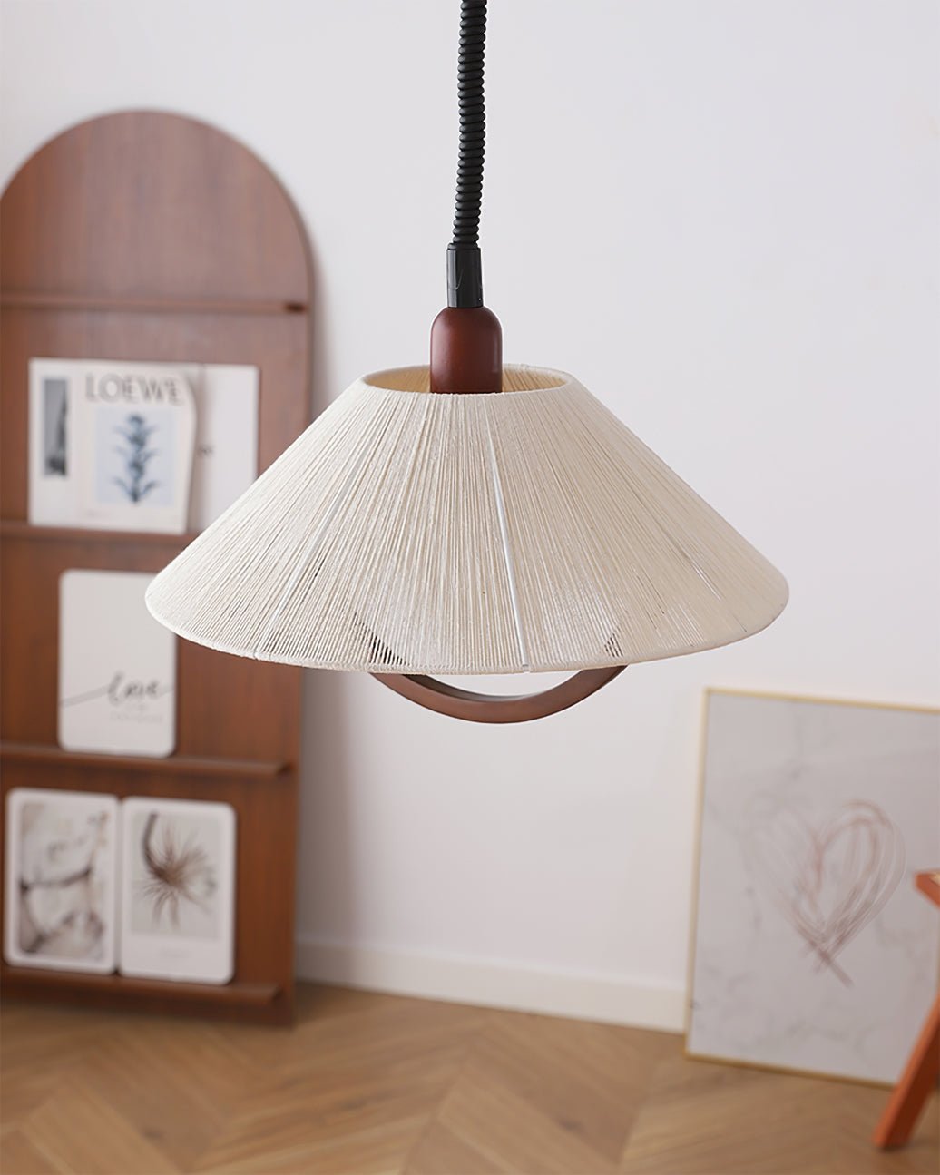 Syraeen Premium Nordic Art Bois Suspension - Neutralighting