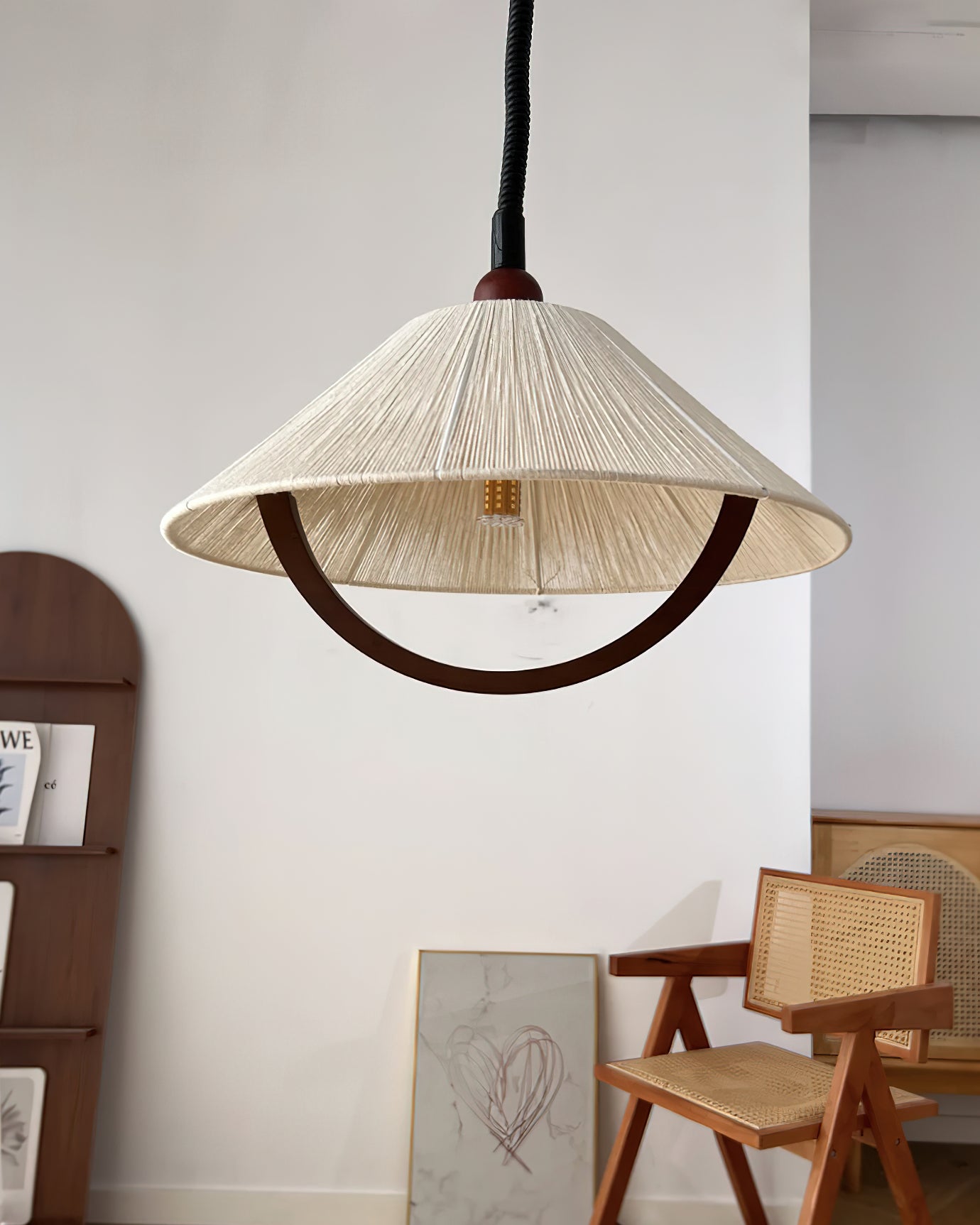 Syraeen Premium Nordic Art Bois Suspension - Neutralighting