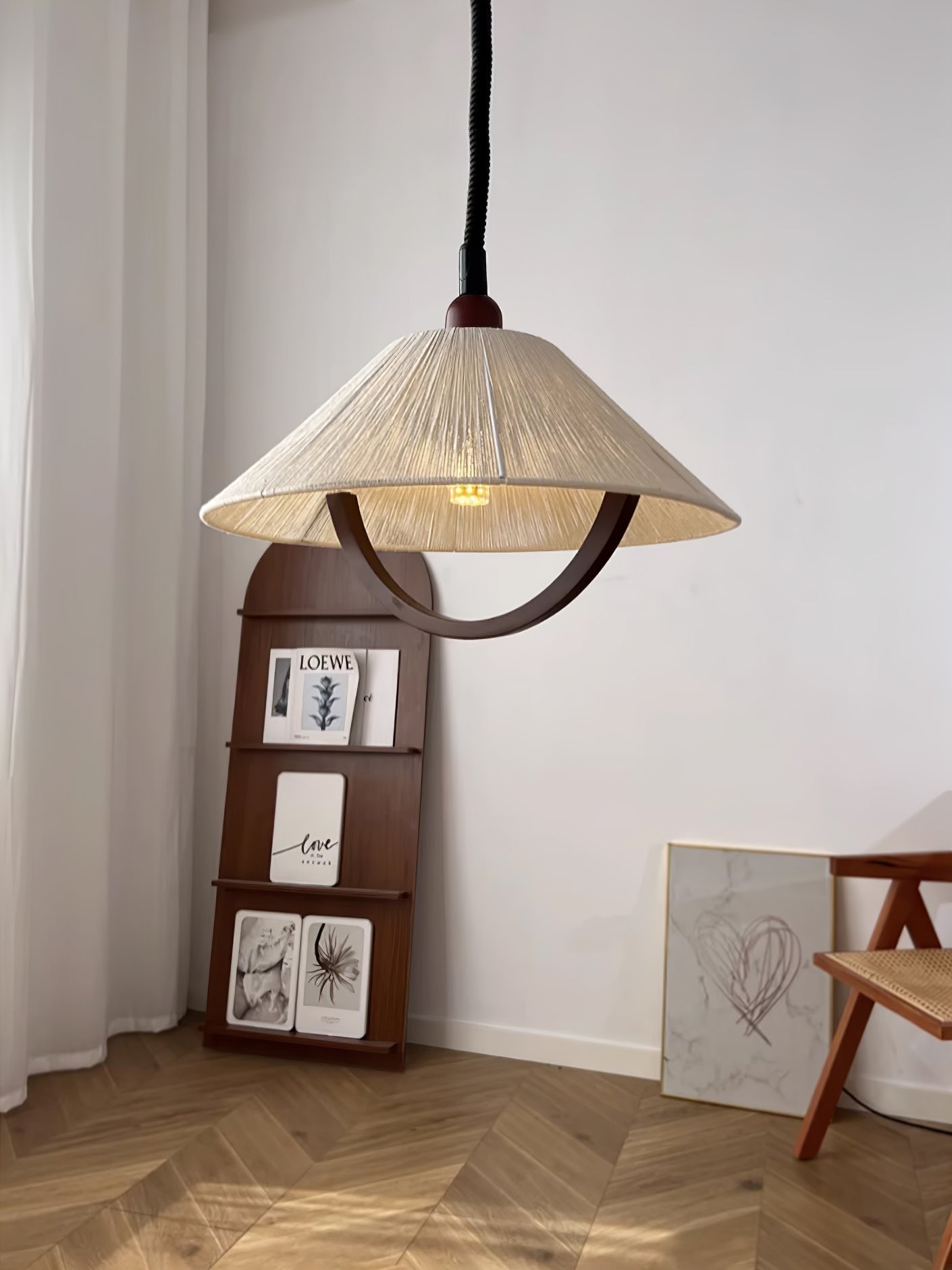 Syraeen Premium Nordic Art Bois Suspension - Neutralighting