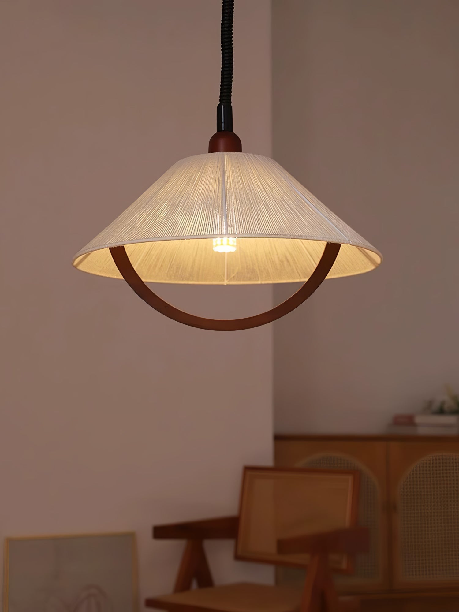 Syraeen Premium Nordic Art Bois Suspension - Neutralighting