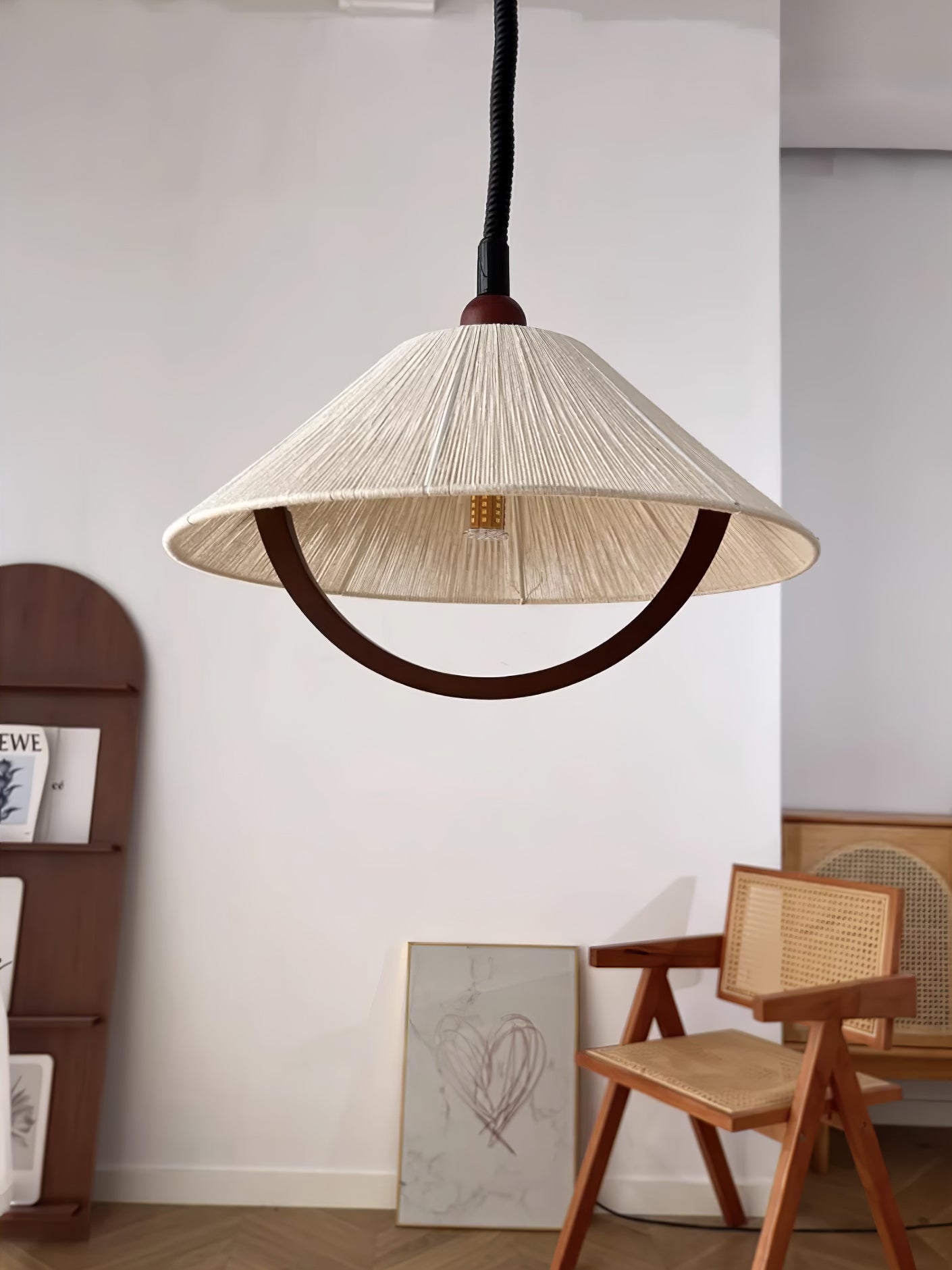 Syraeen Premium Nordic Art Bois Suspension - Neutralighting