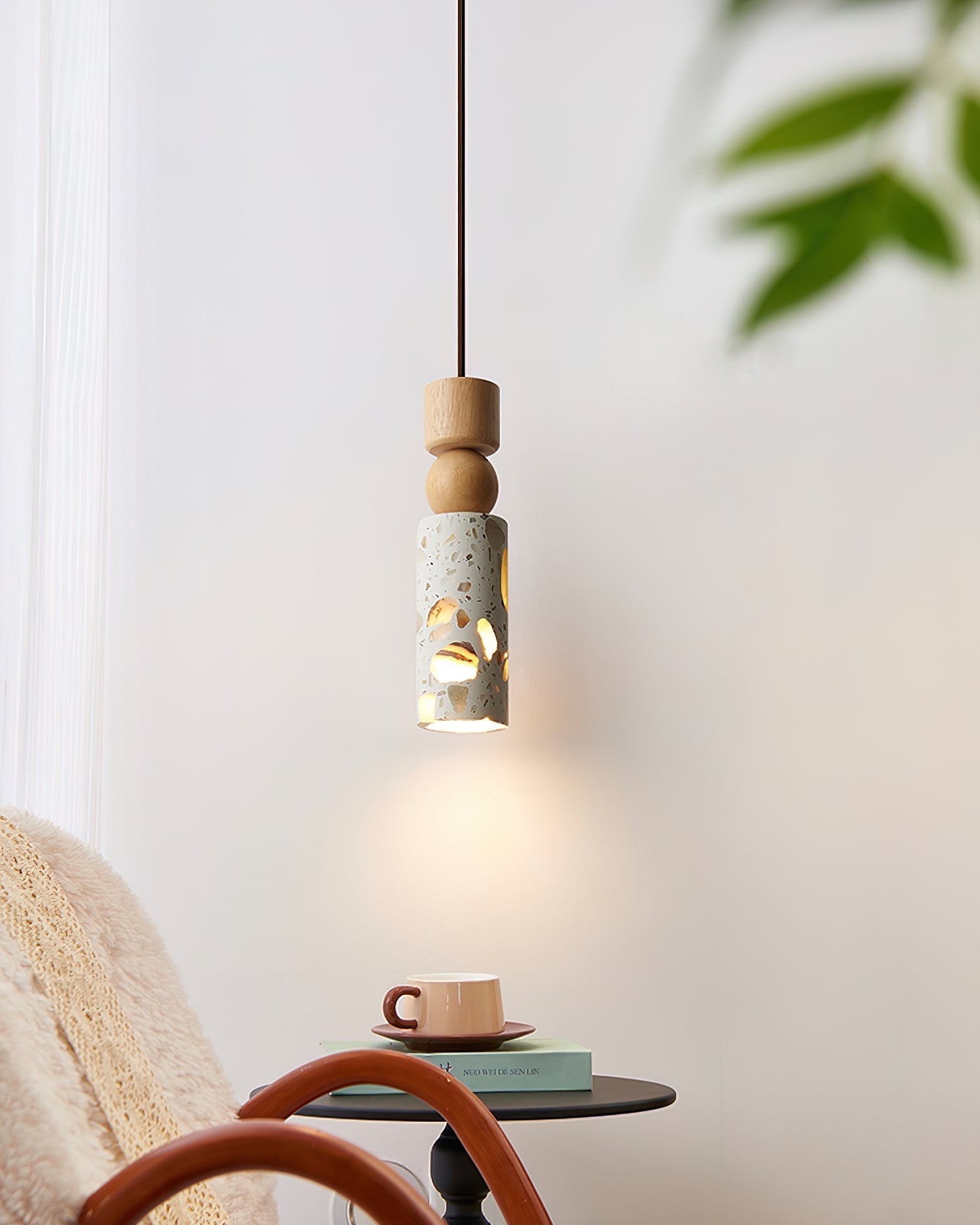 Artena Lampe Suspendue Sculpturale en Terrazzo - Neutralighting
