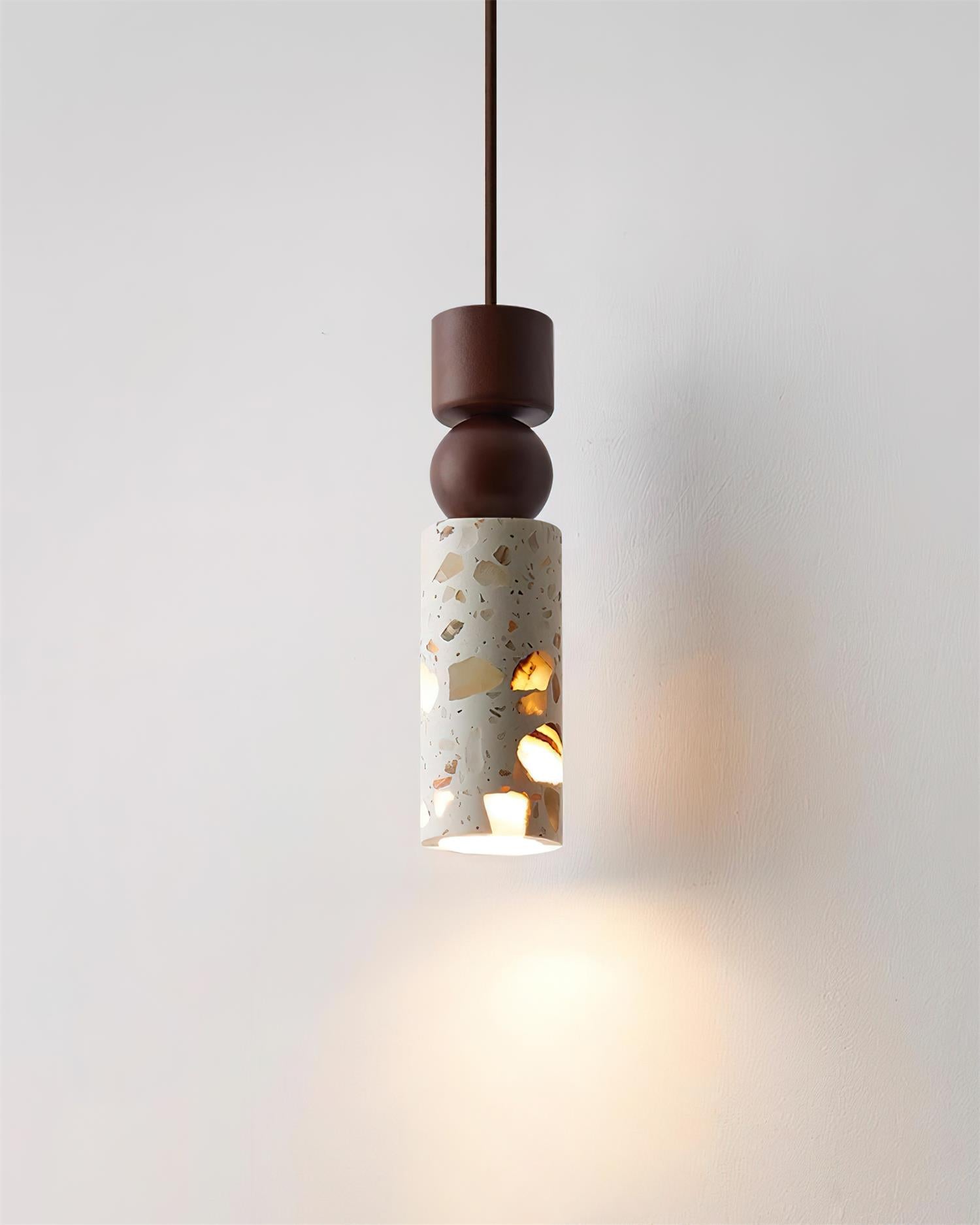 Artena Lampe Suspendue Sculpturale en Terrazzo - Neutralighting