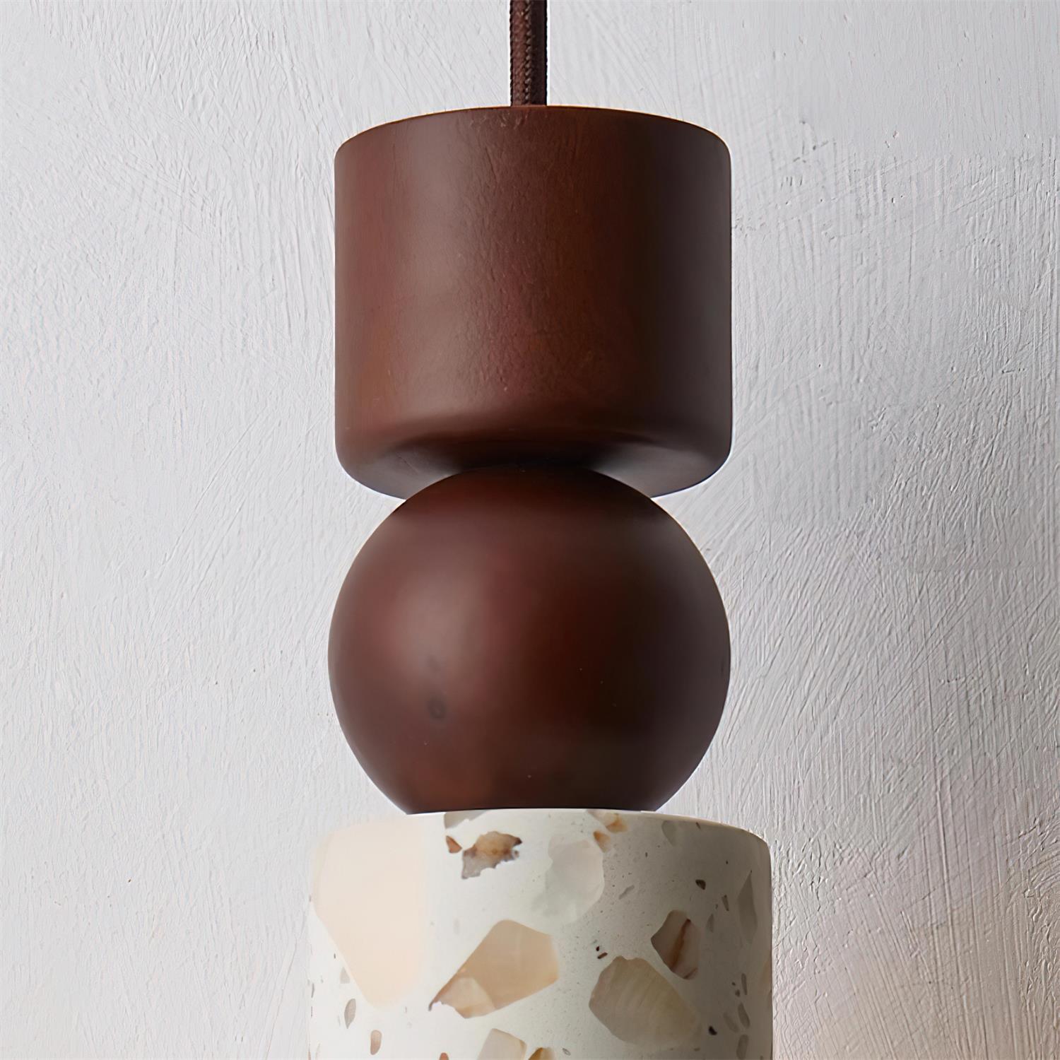 Artena Lampe Suspendue Sculpturale en Terrazzo - Neutralighting