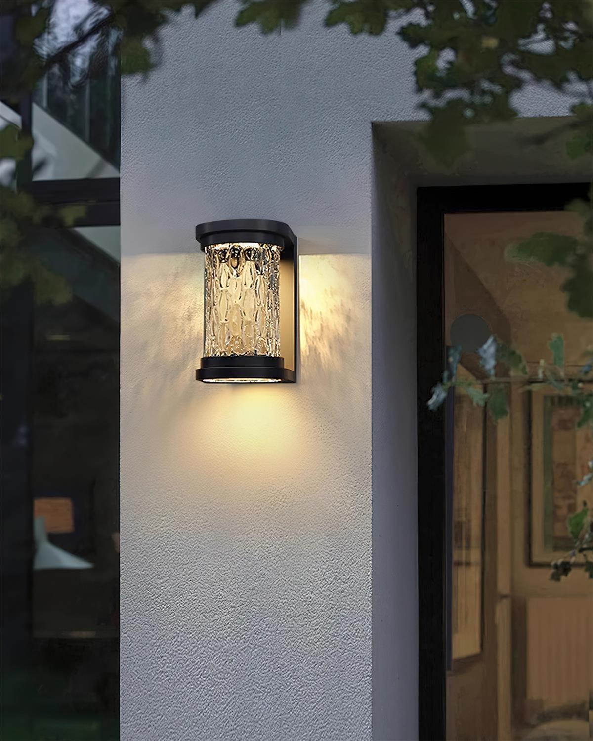 Artika Applique Murale Extérieure Acier Inoxydable Verre Texturé - Neutralighting