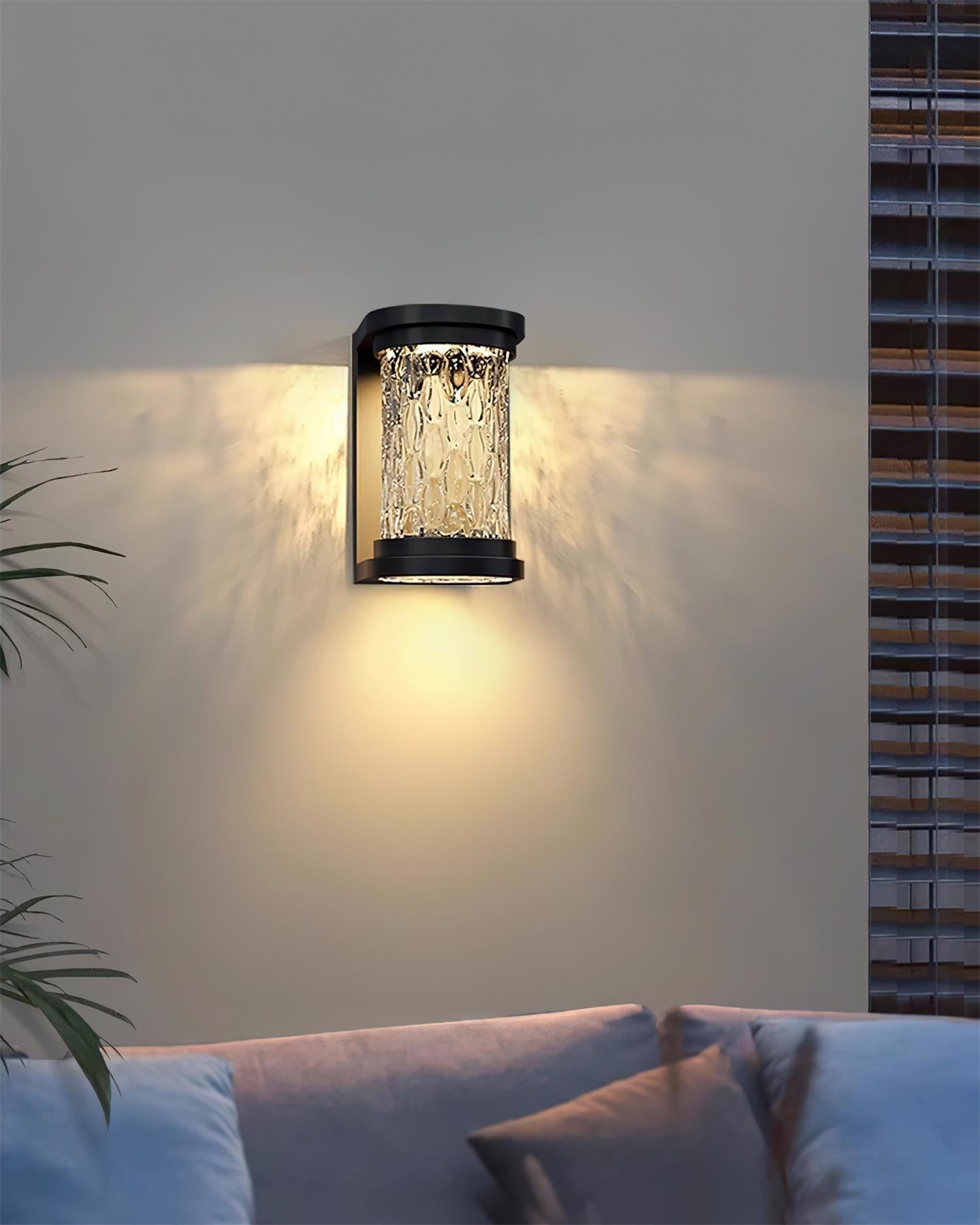 Artika Applique Murale Extérieure Acier Inoxydable Verre Texturé - Neutralighting