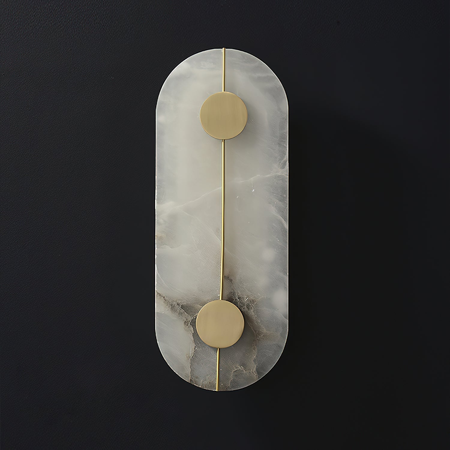 Waegnuvyo Modern Minimalist Alabaster Wall Lamp - Lamp Copper
