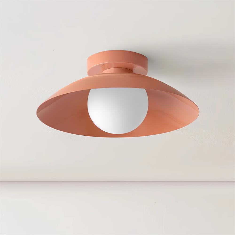 Solacien Plafonnier en verre et auvent avec options de couleurs - Neutralighting