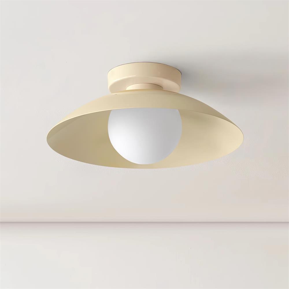 Solacien Plafonnier en verre et auvent avec options de couleurs - Neutralighting