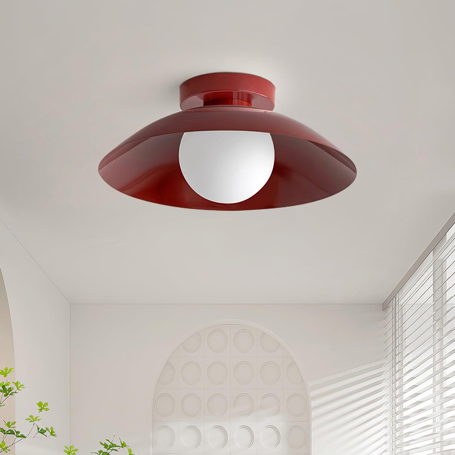 Solacien Plafonnier en verre et auvent avec options de couleurs - Neutralighting