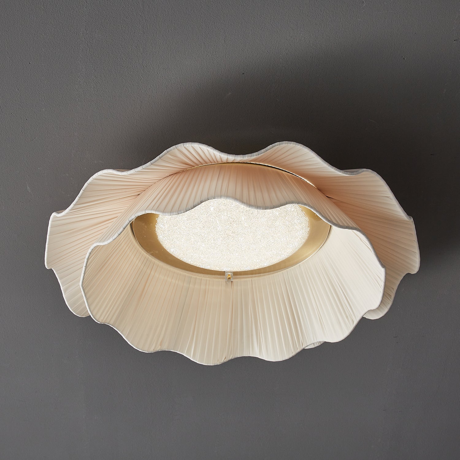 Tirah Plafonnier en tissu ondulé