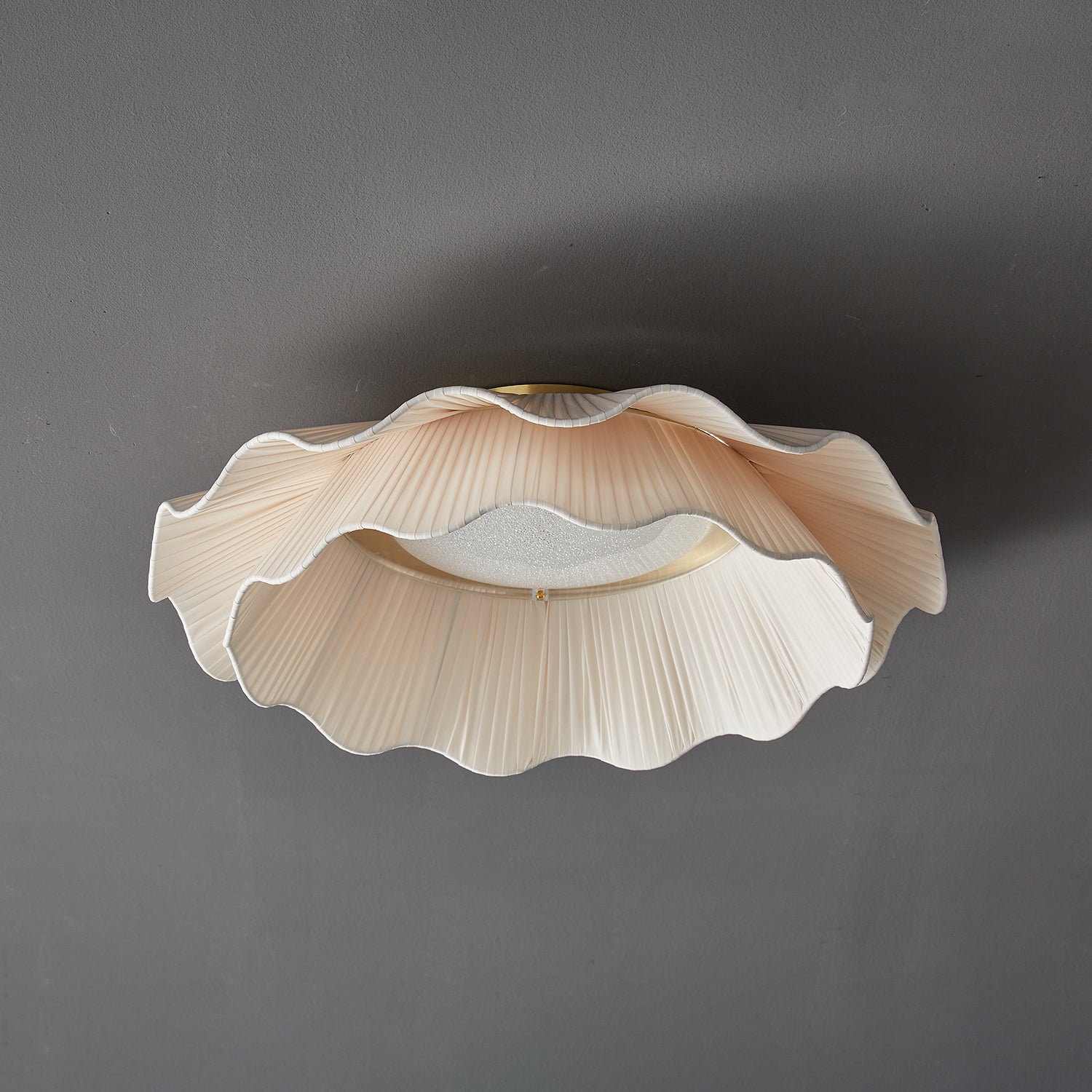 Tirah Plafonnier en tissu ondulé