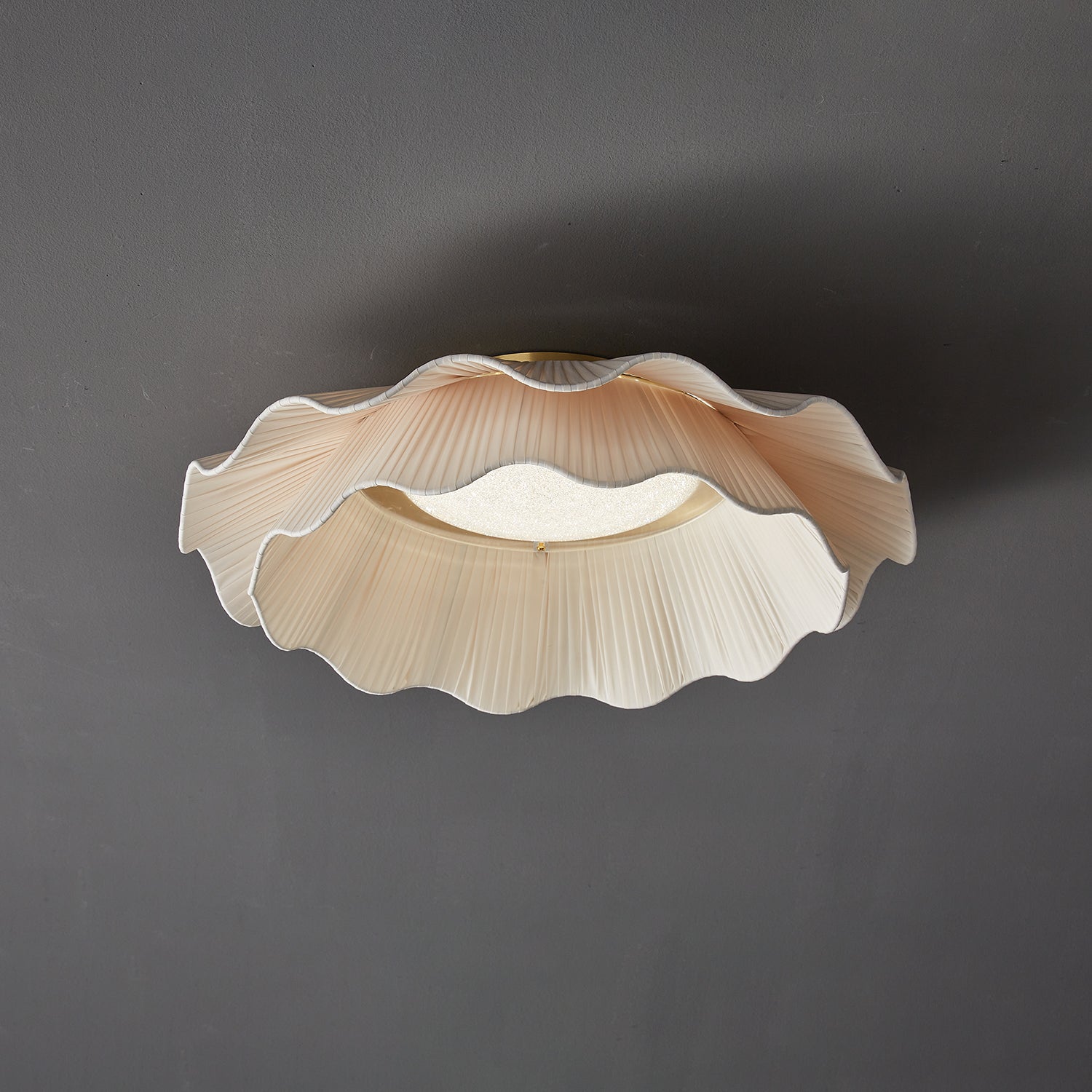 Tirah Plafonnier en tissu ondulé