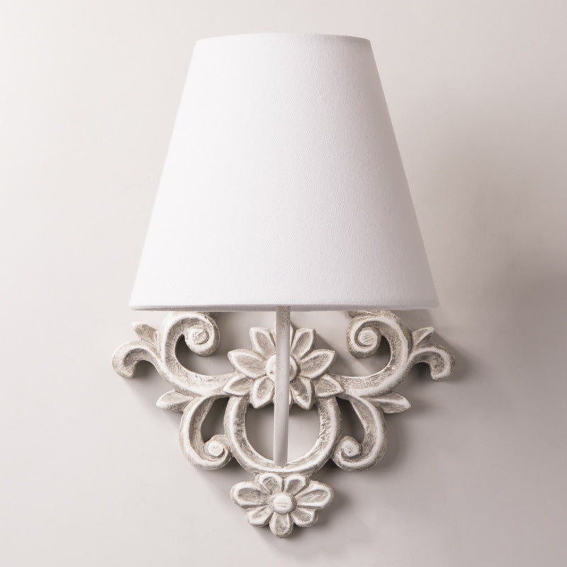 Alvuvys Moderne Prime Élégance Tissu Métal Applique Murale - Neutralighting