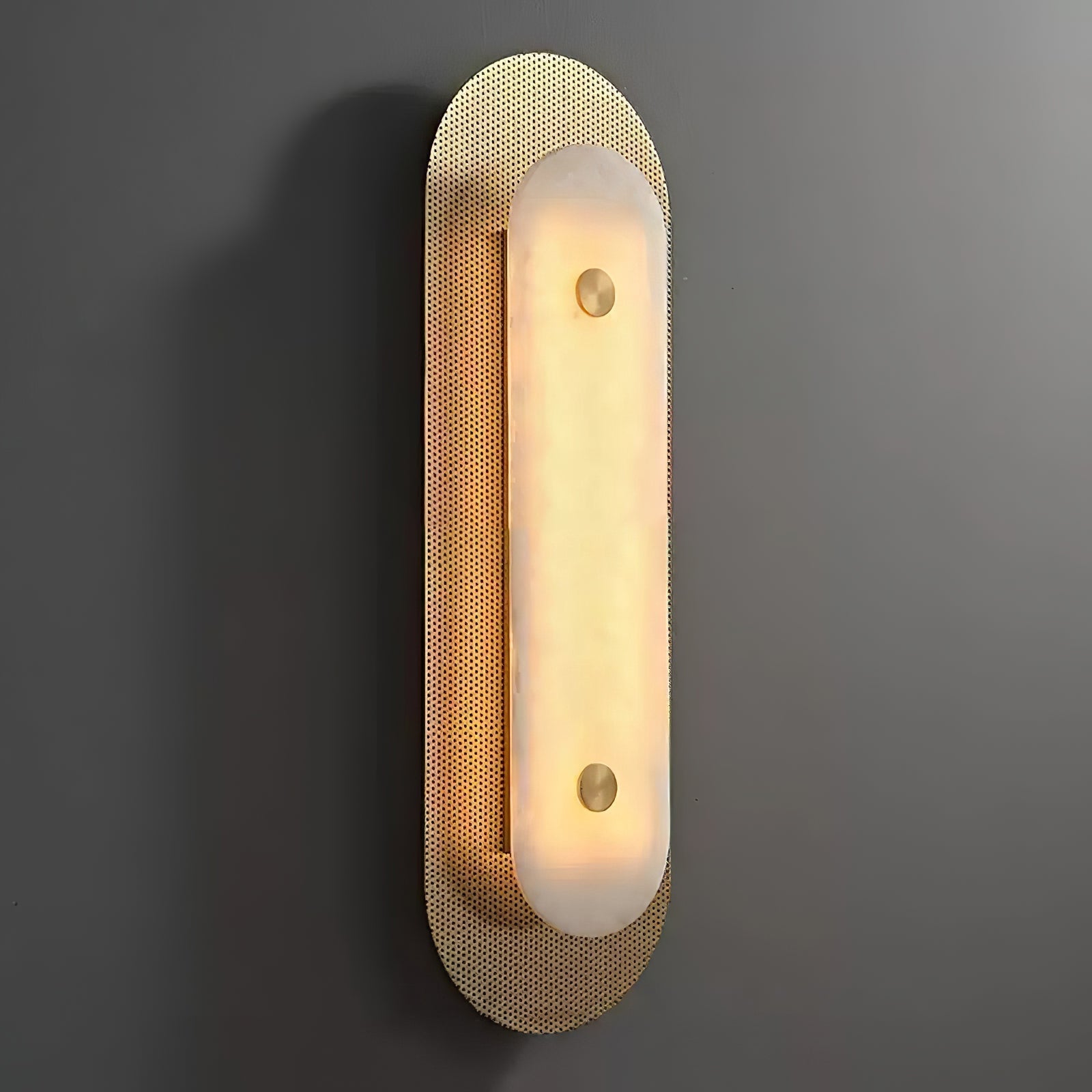 Celaeeth Applique Murale Ovale en Albâtre - Neutralighting