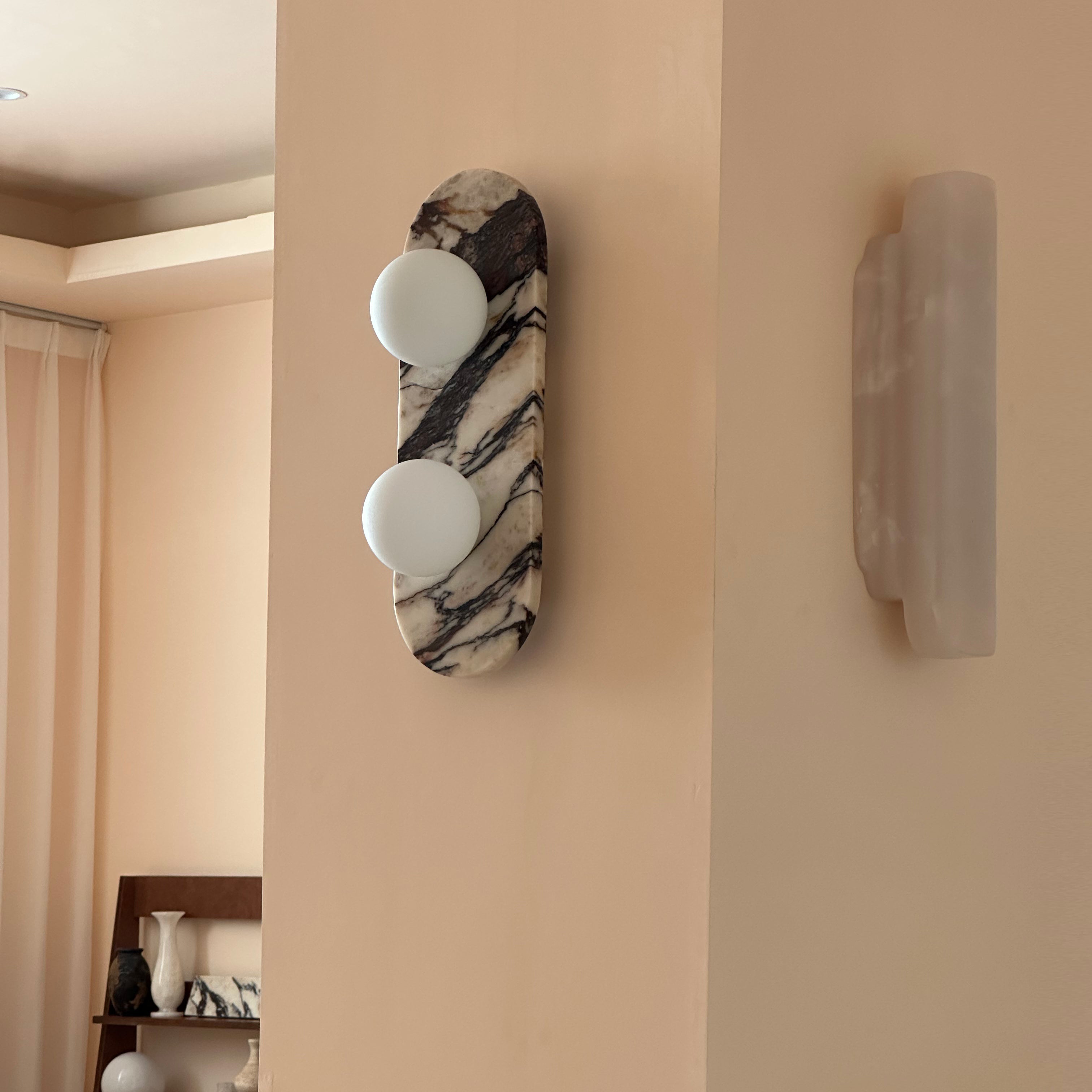 Alvuvyo Élégance Moderne Marbre Applique Murale - Neutralighting