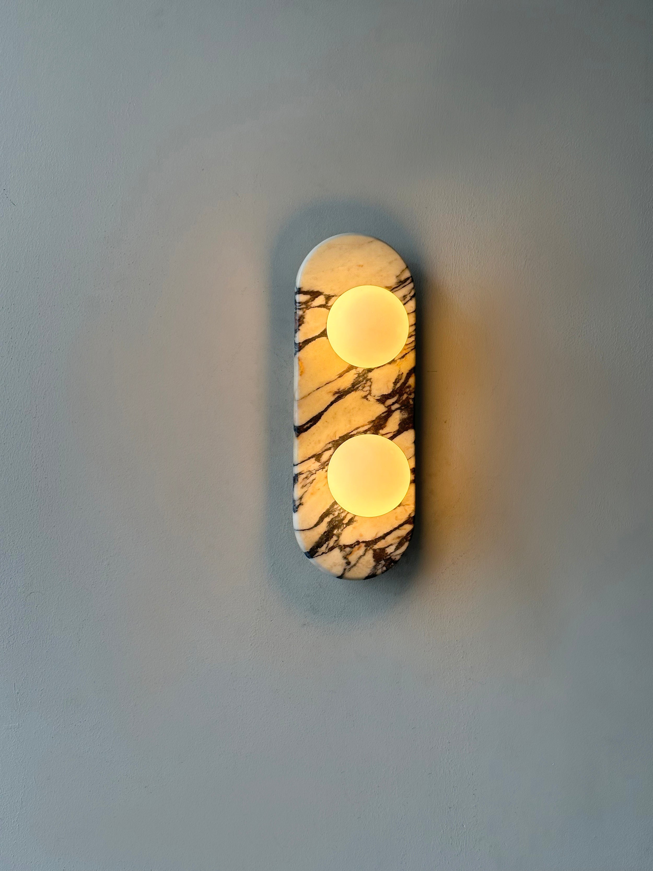 Alvuvyo Élégance Moderne Marbre Applique Murale - Neutralighting
