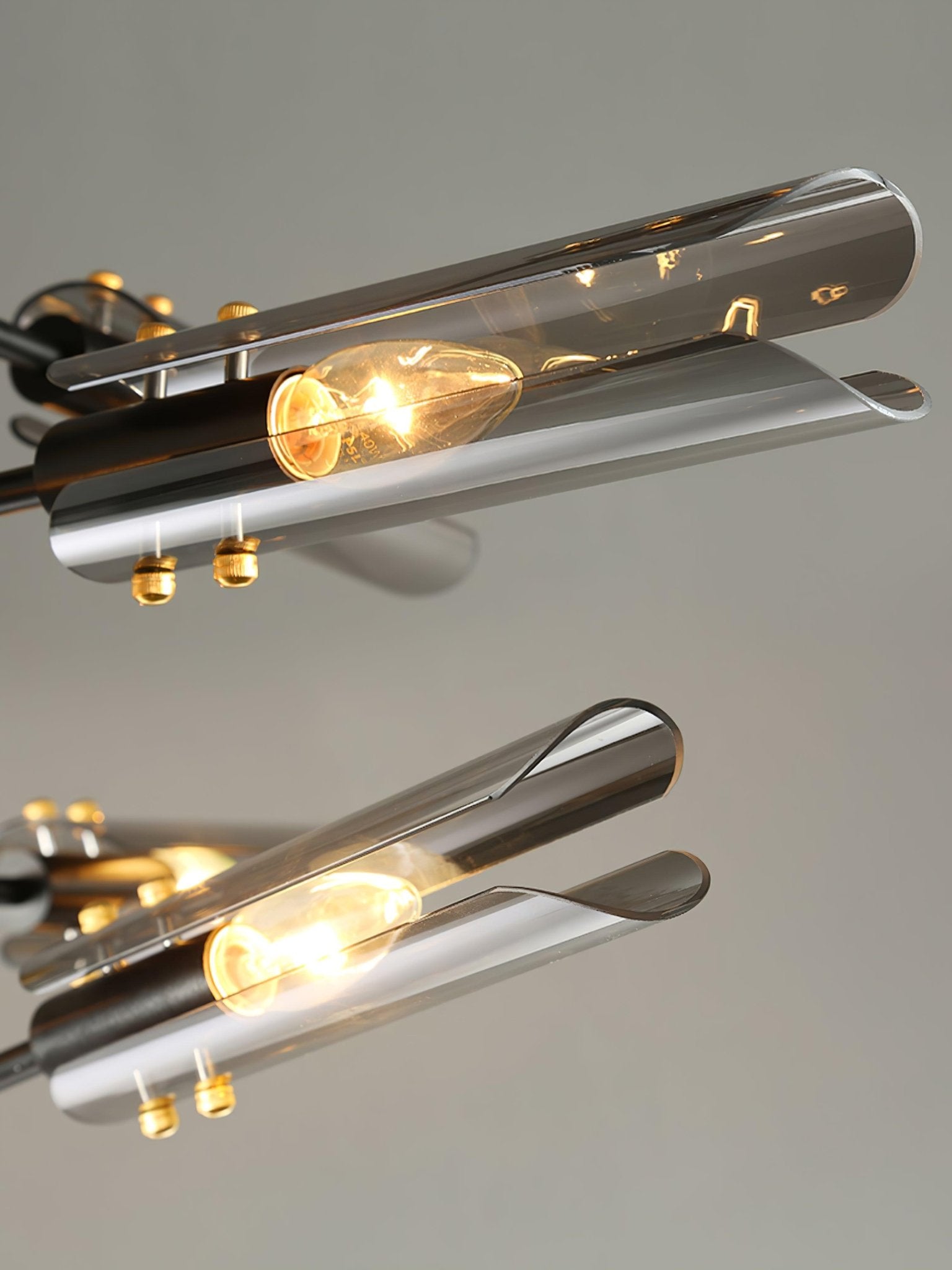 Lustra Chandelier Double 6-Luminaires Moderne - Neutralighting