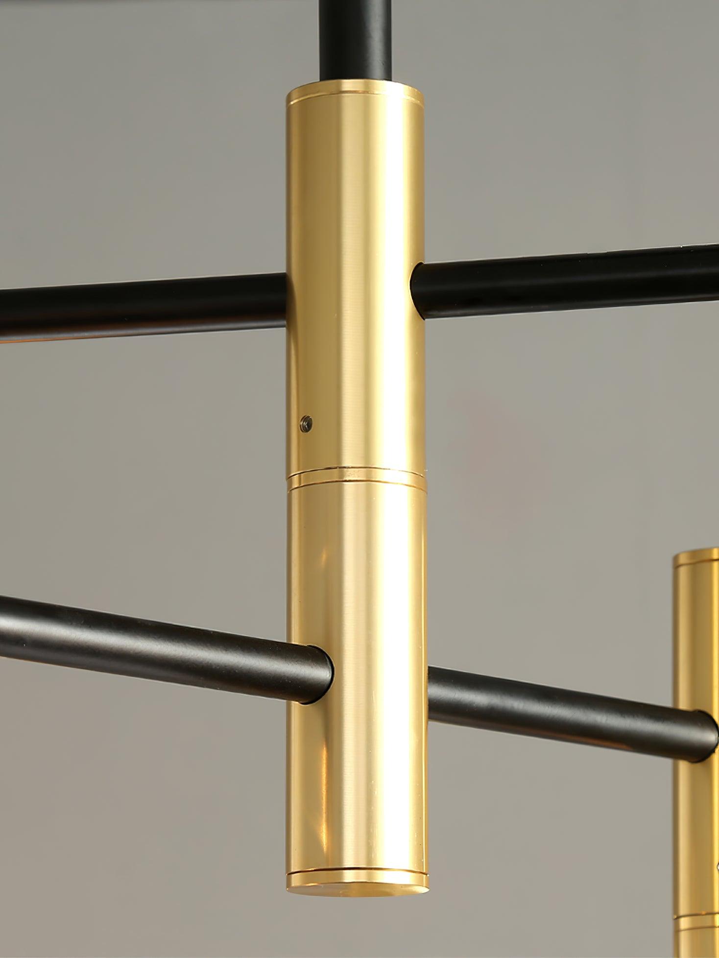 Lustra Chandelier Double 6-Luminaires Moderne - Neutralighting