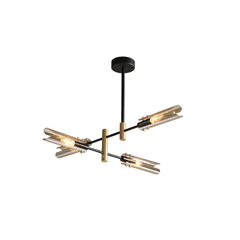 Lustra Chandelier Double 6-Luminaires Moderne - Neutralighting