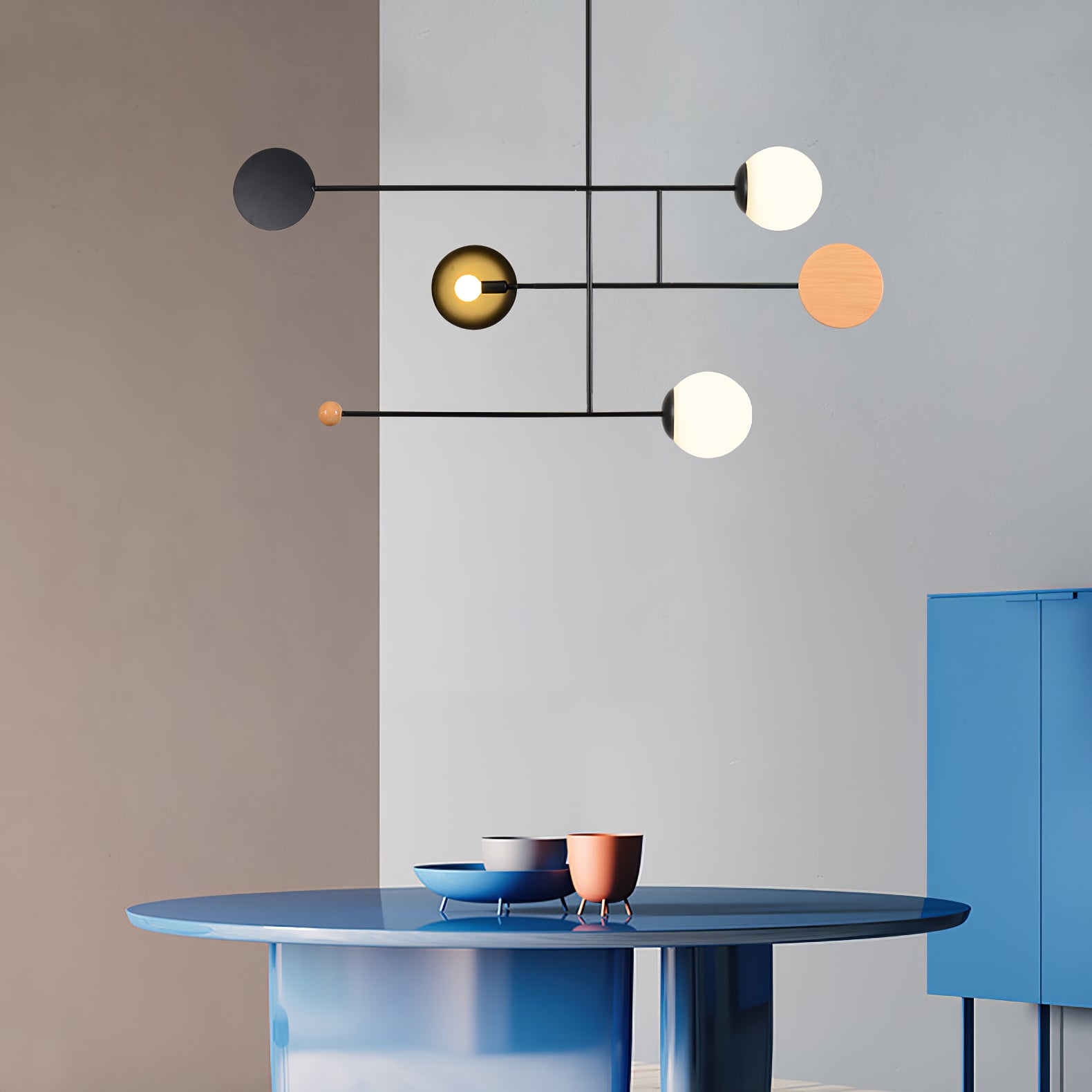 Orbital Lampe Pendante Linéaire Moderne Balance - Neutralighting