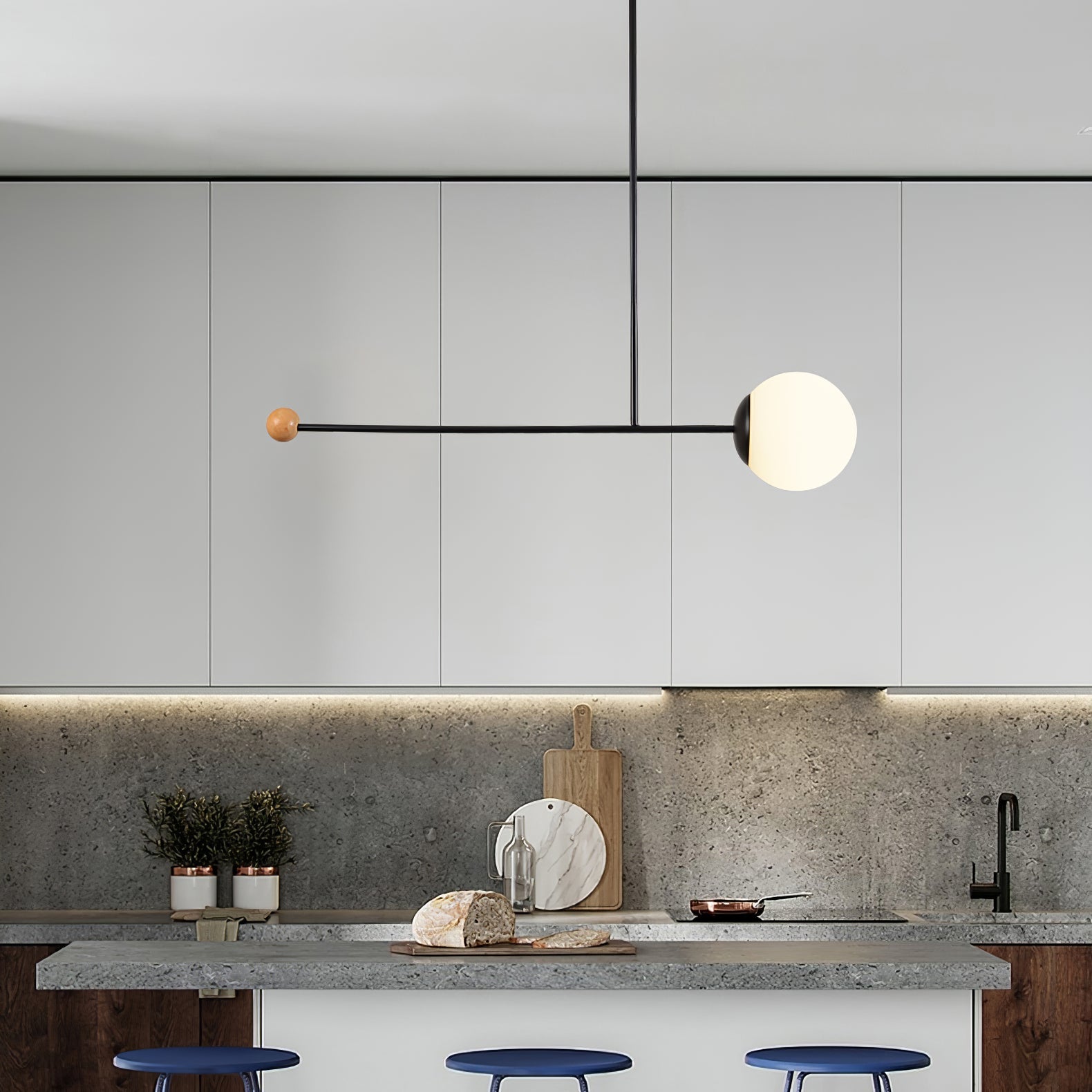 Orbital Lampe Pendante Linéaire Moderne Balance - Neutralighting