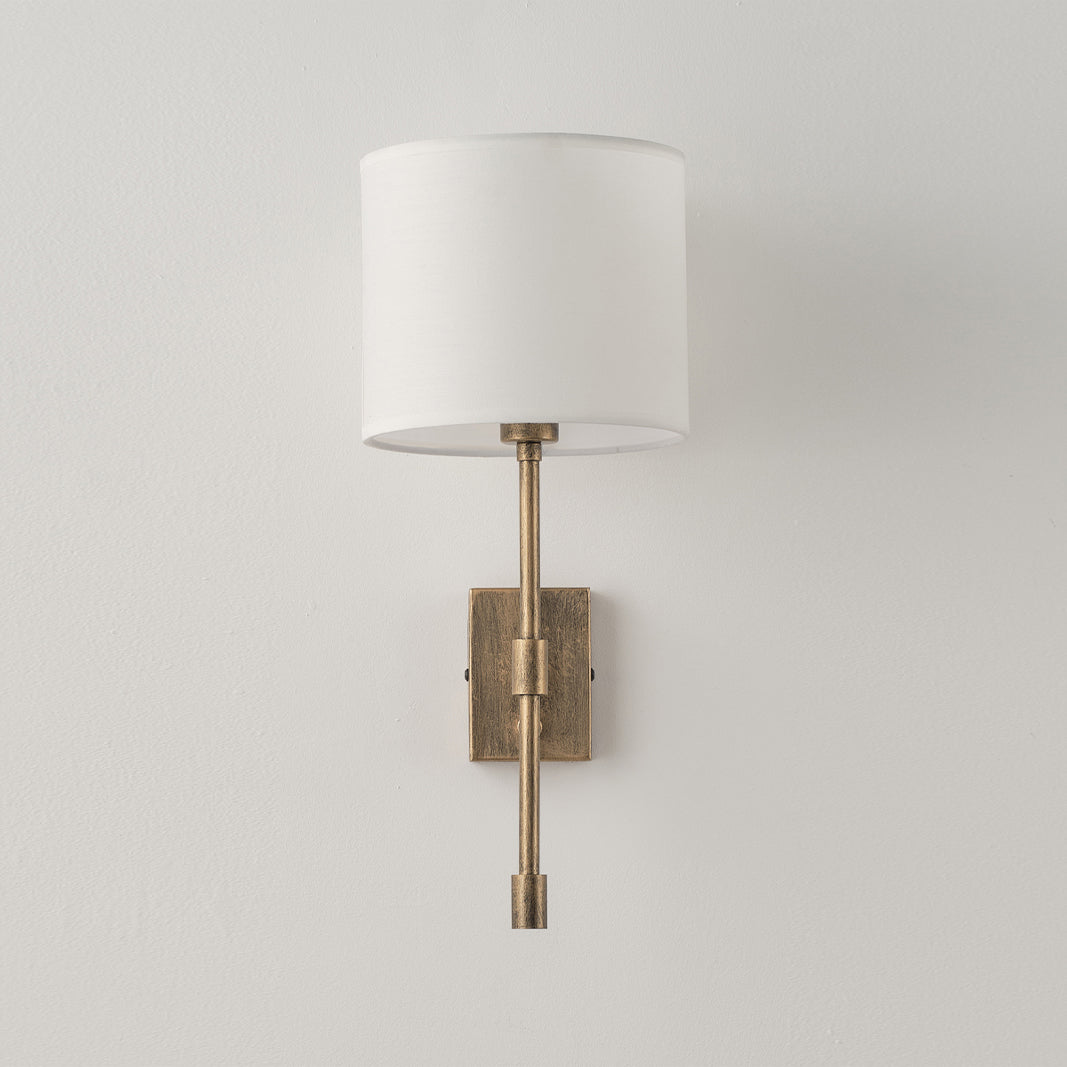 Eirikuvyo Moderne Minimaliste Métal Tissu Applique Murale - Neutralighting