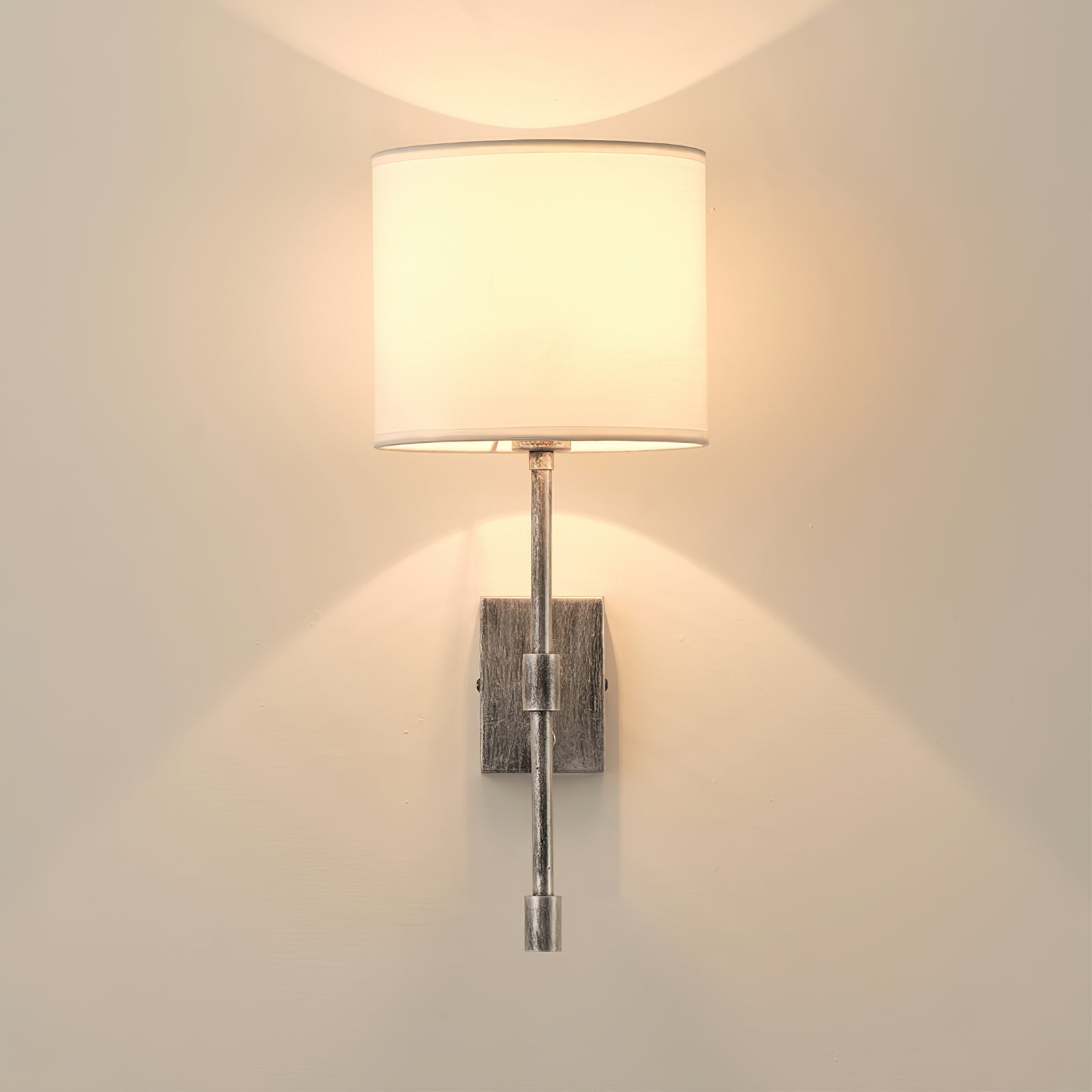 Eirikuvyo Moderne Minimaliste Métal Tissu Applique Murale - Neutralighting
